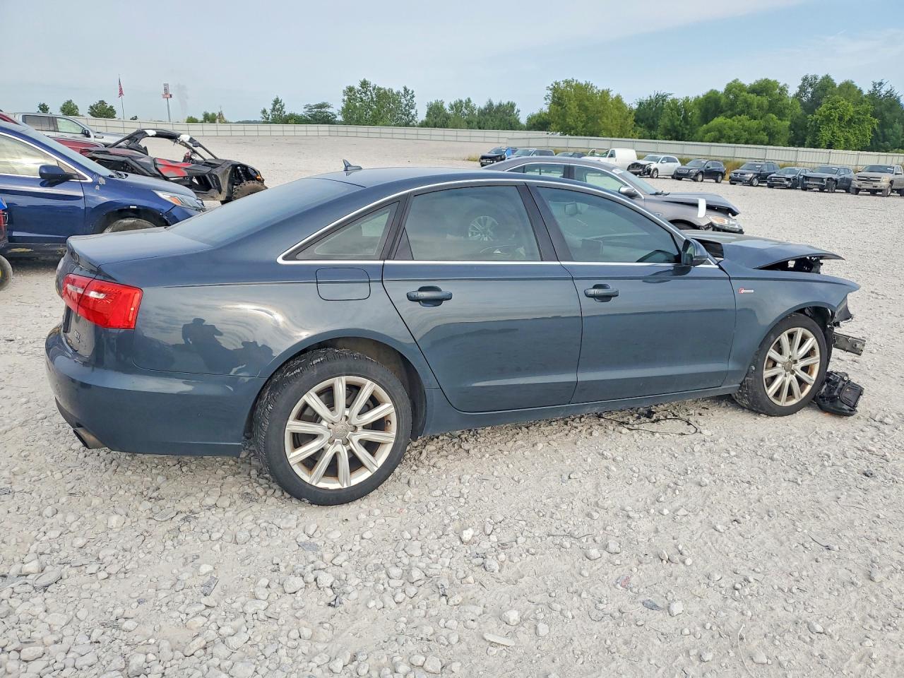 2013 Audi A6 Premium Plus Charcoal vin: WAUGGBFC3DN136992