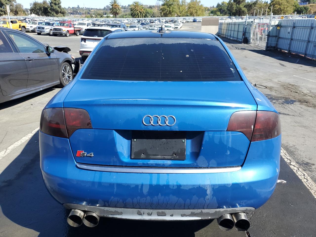2005 Audi New S4 Quattro Blue vin: WAUGL68E15A459139