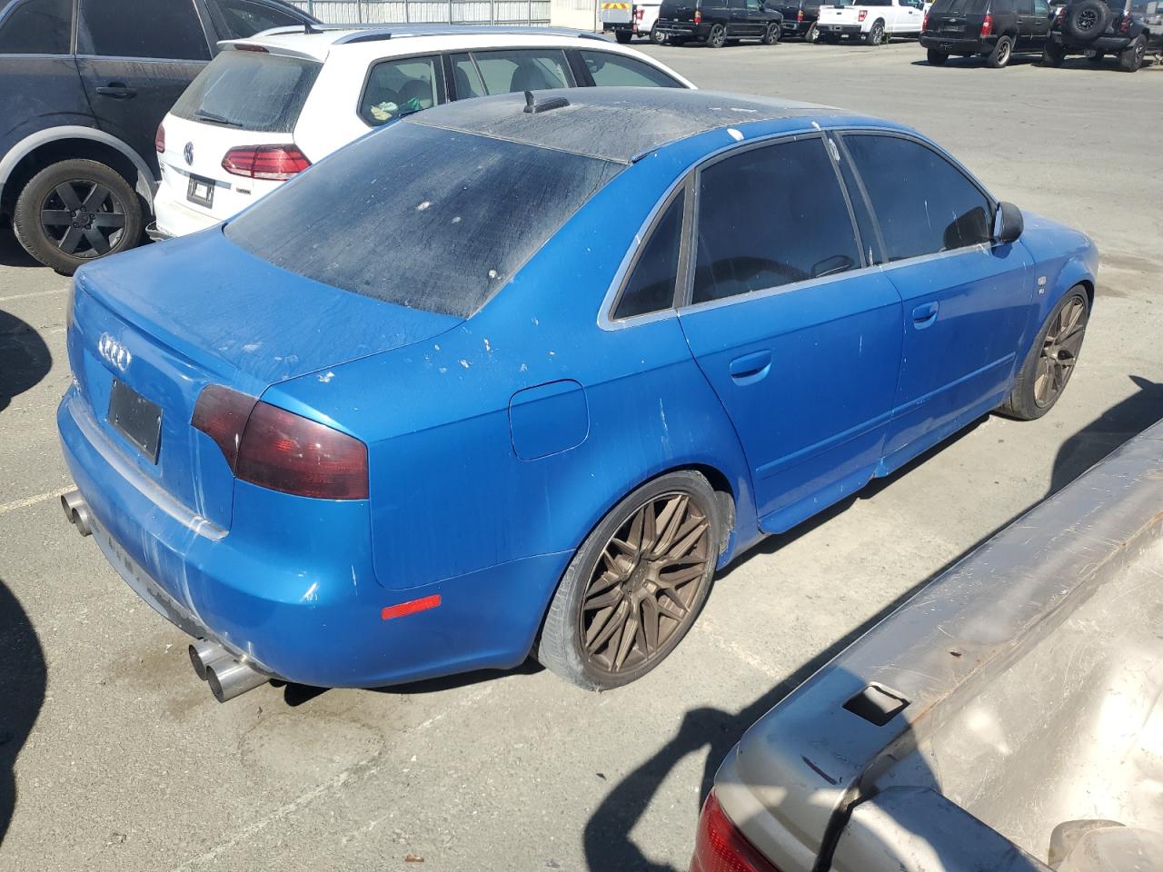 2005 Audi New S4 Quattro Blue vin: WAUGL68E15A459139