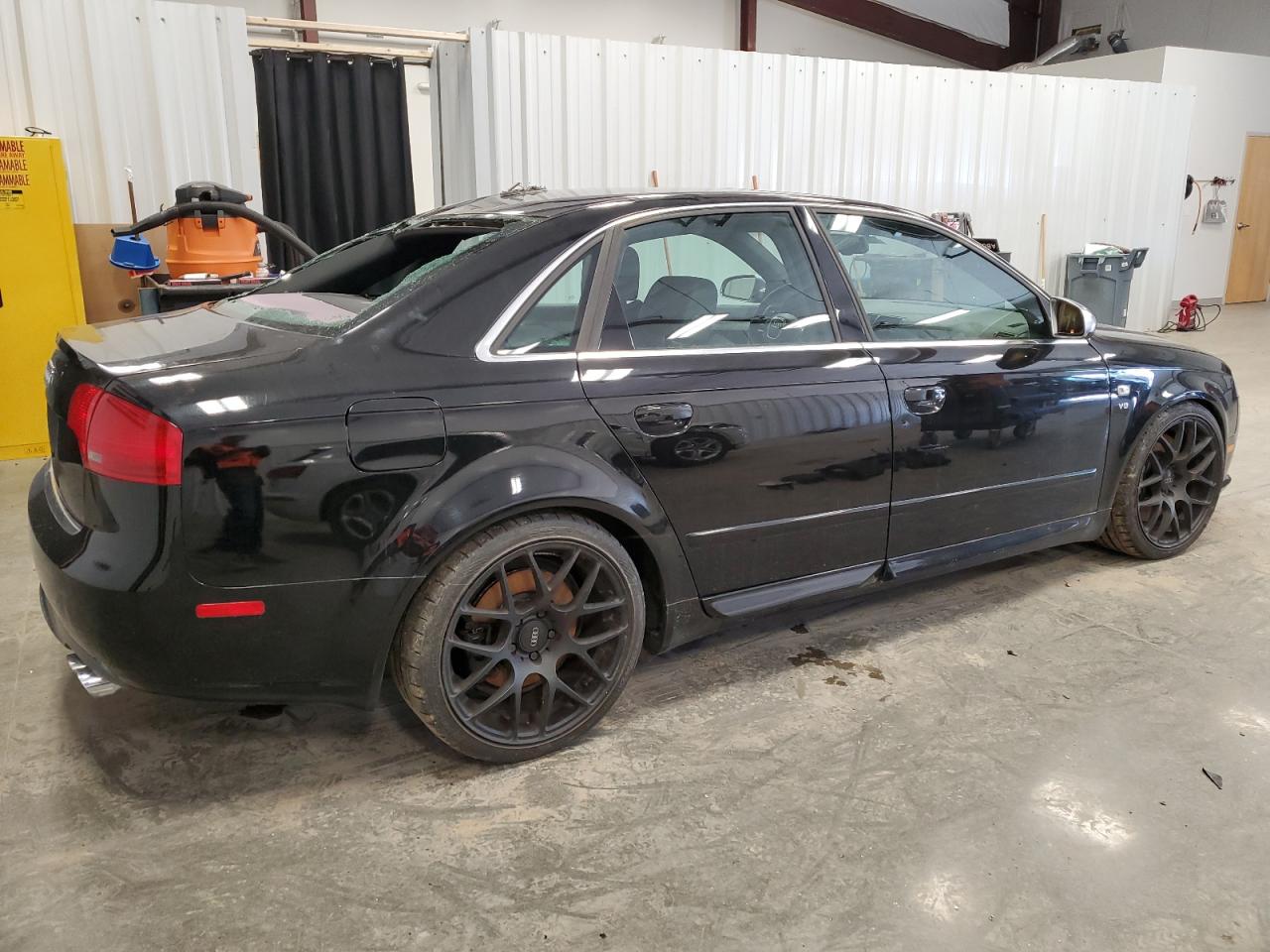 2005 Audi New S4 Quattro Black vin: WAUGL68E55A507743