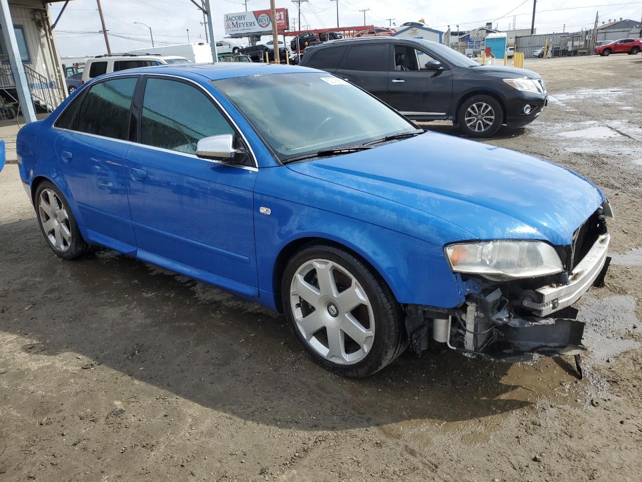 2005 Audi New S4 Quattro Blue vin: WAUGL68EX5A492673