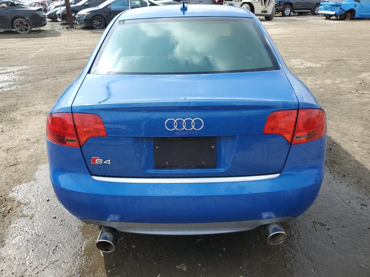 2005 Audi New S4 Quattro Blue vin: WAUGL68EX5A492673