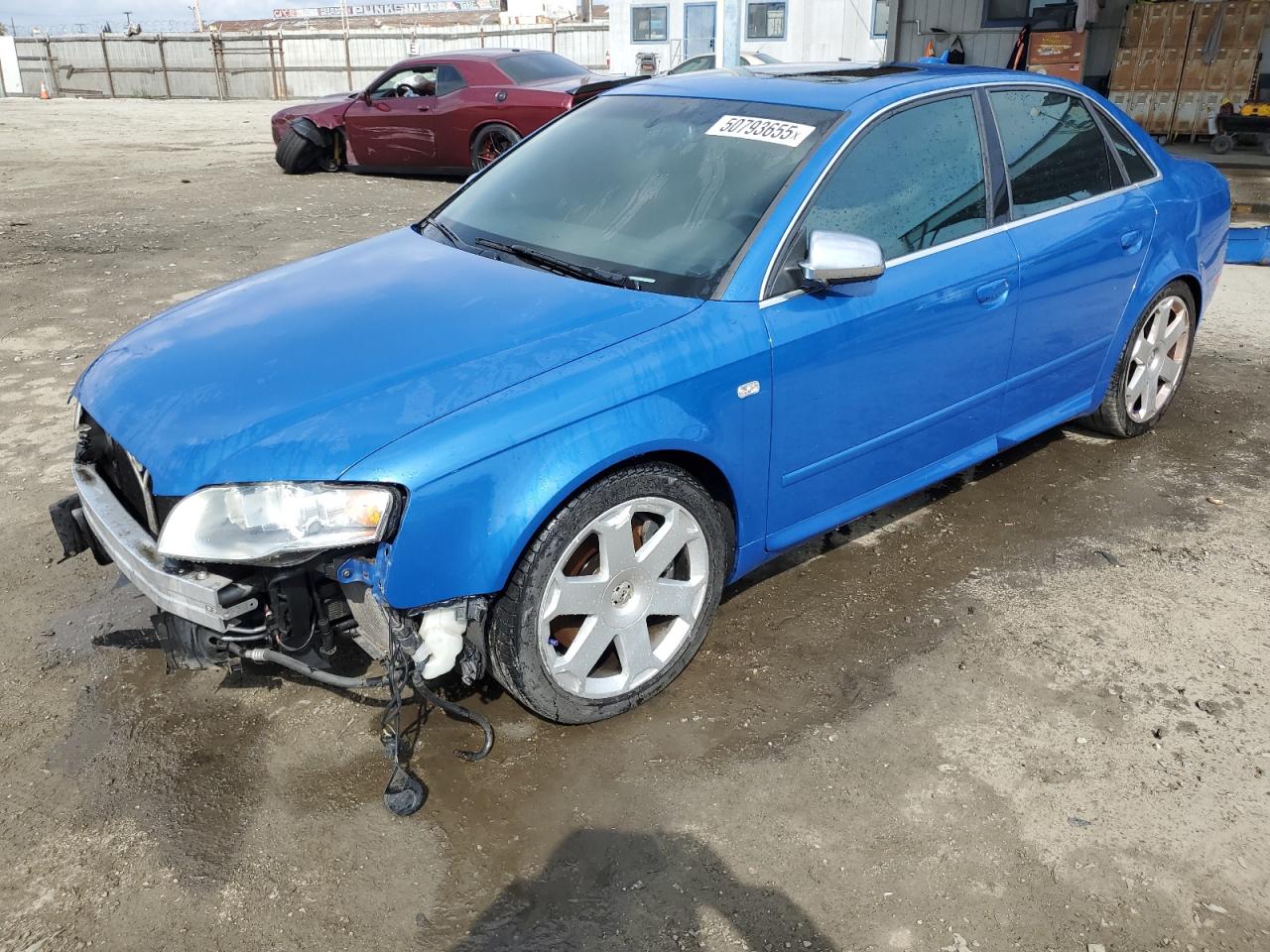 2005 Audi New S4 Quattro Blue vin: WAUGL68EX5A492673