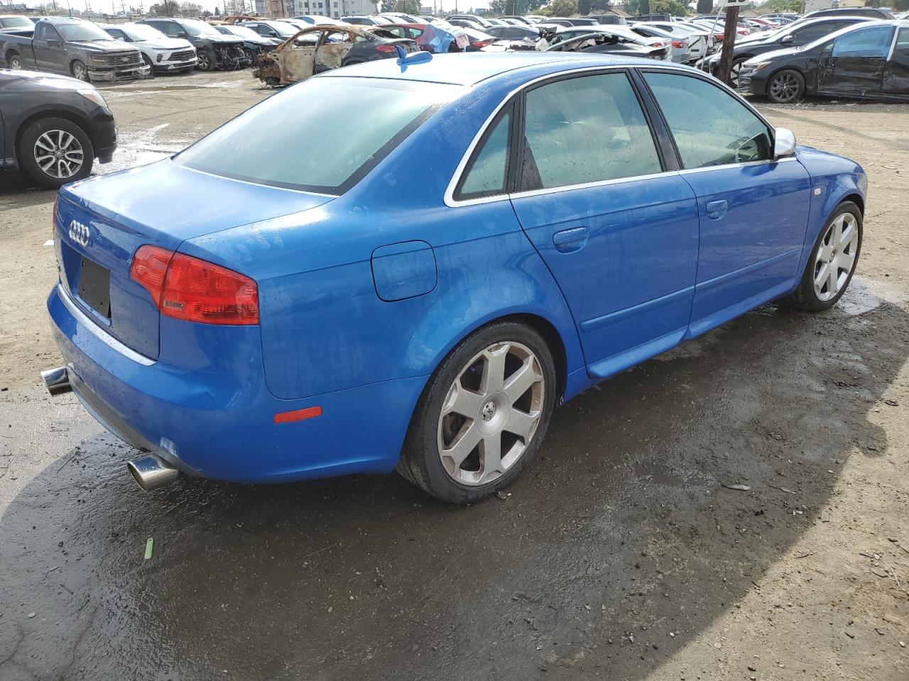 2005 Audi New S4 Quattro Blue vin: WAUGL68EX5A492673