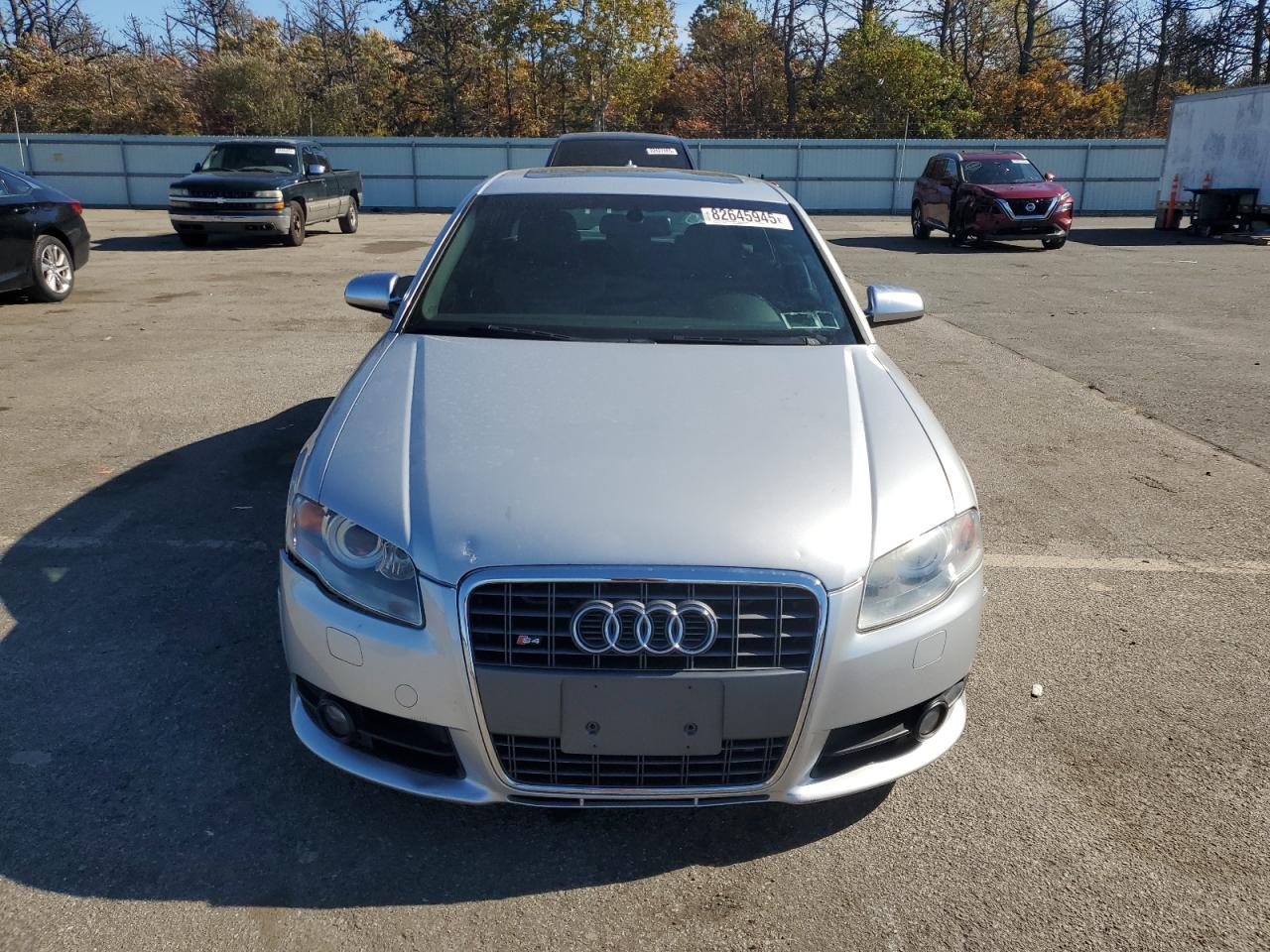 2005 Audi New S4 Quattro Silver vin: WAUGL68EX5A522271