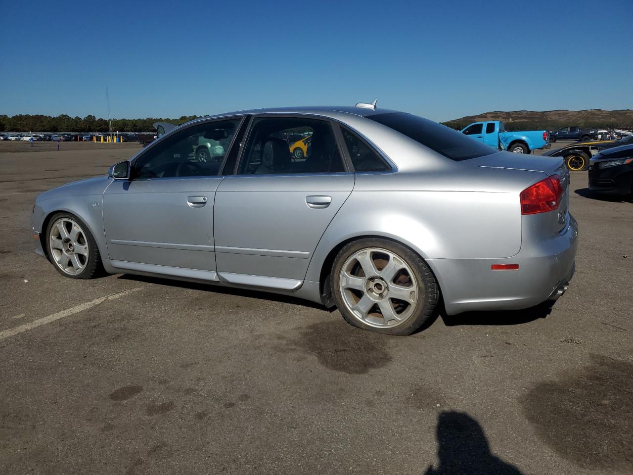 2005 Audi New S4 Quattro Silver vin: WAUGL68EX5A522271