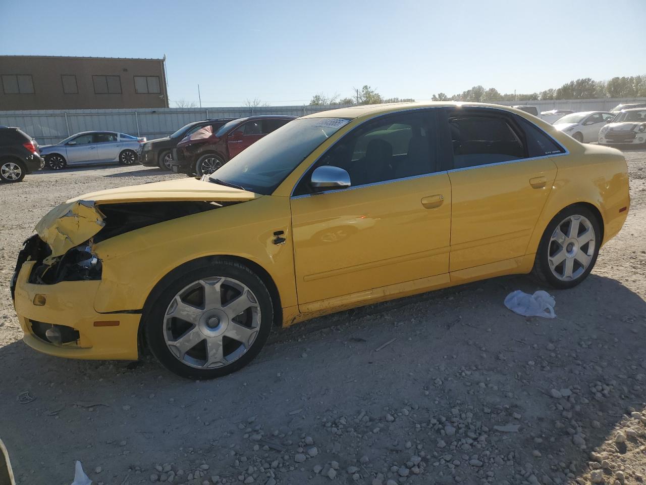 2006 Audi S4 Quattro Yellow vin: WAUGL78E26A297822