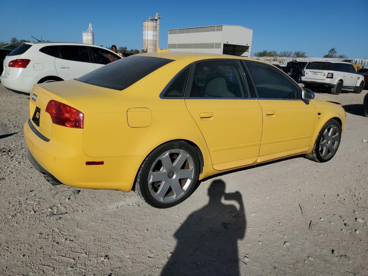 2006 Audi S4 Quattro Yellow vin: WAUGL78E26A297822