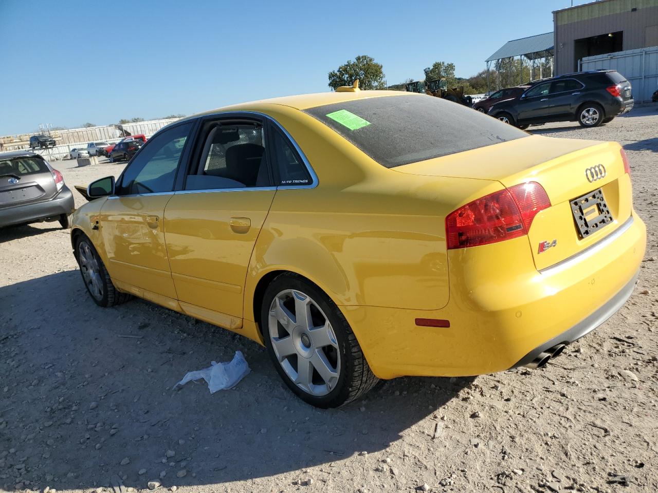 2006 Audi S4 Quattro Yellow vin: WAUGL78E26A297822