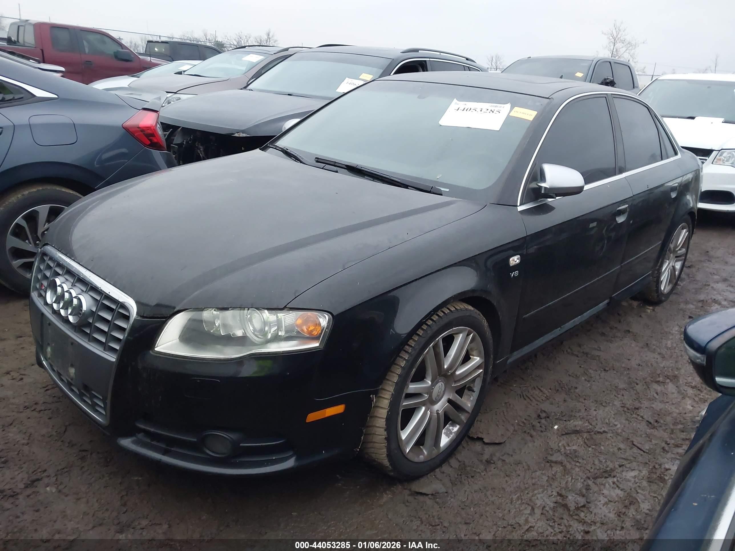 2007 Audi S4 4.2 Black vin: WAUGL78E37A062525