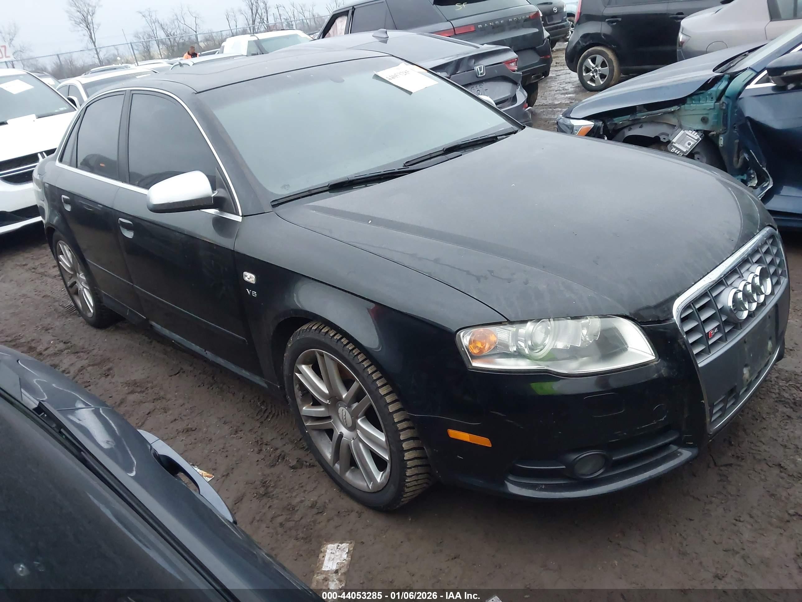 2007 Audi S4 4.2 Black vin: WAUGL78E37A062525