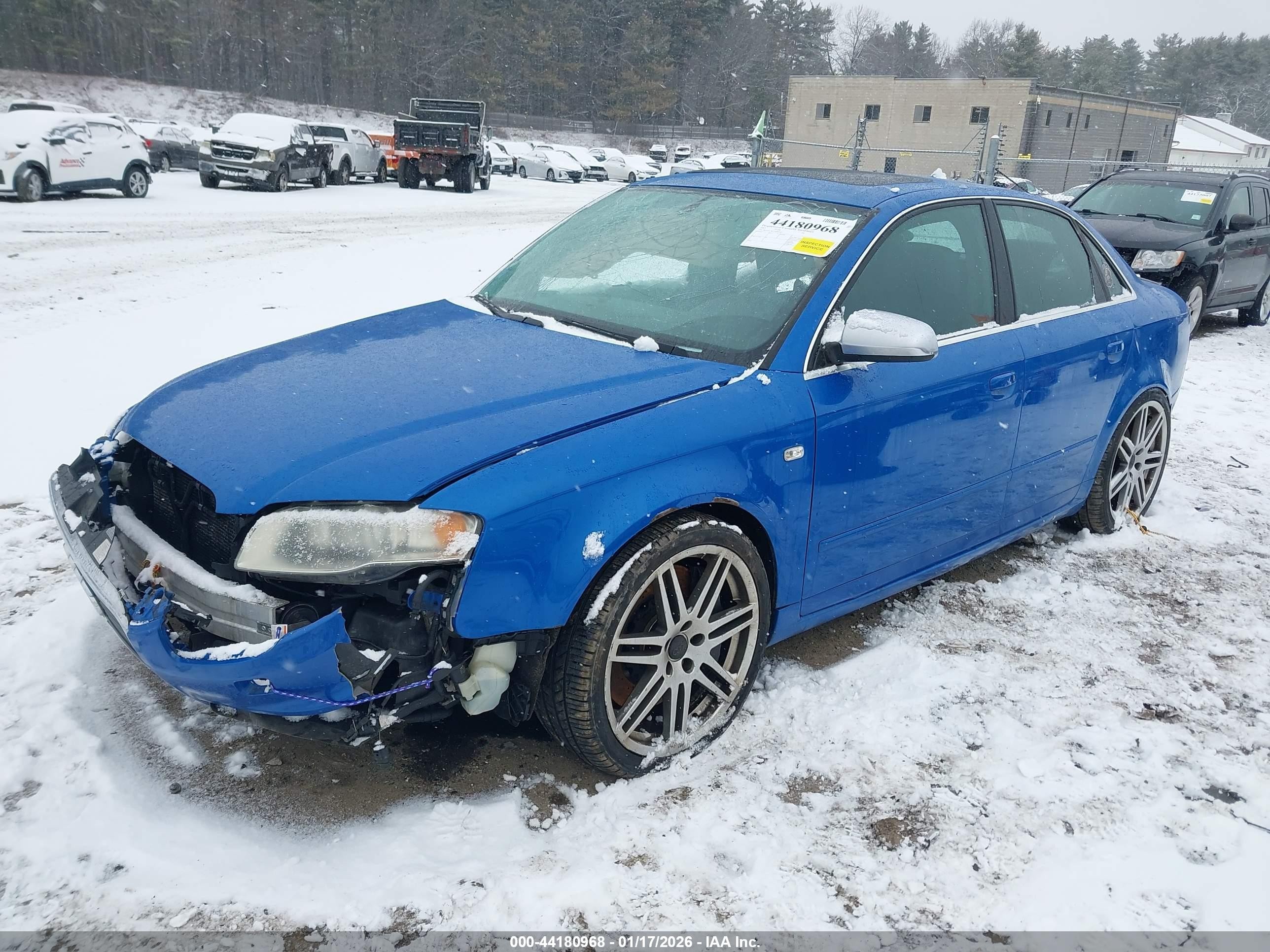 2007 Audi S4 4.2 Blue vin: WAUGL78E37A082242
