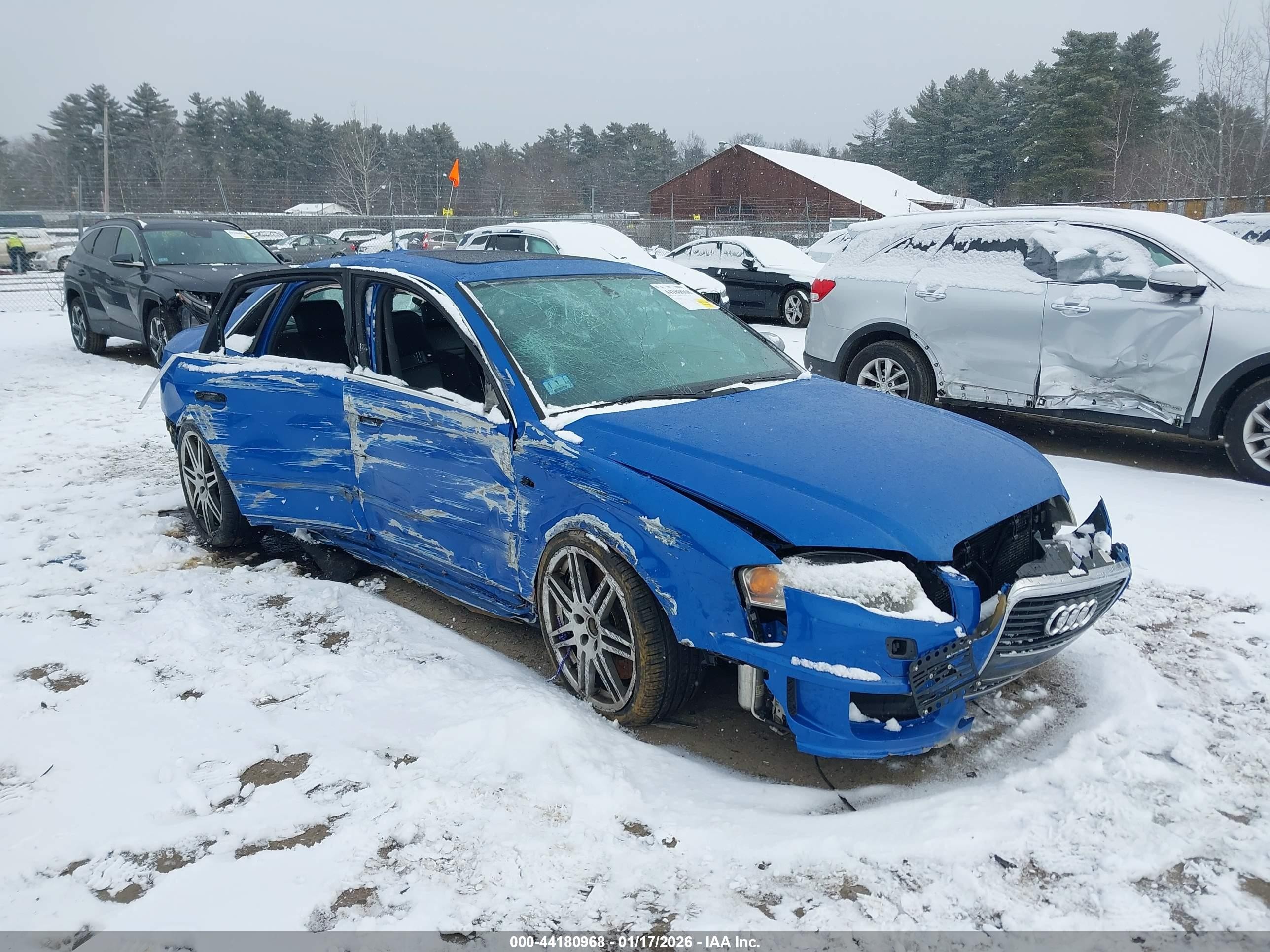 2007 Audi S4 4.2 Blue vin: WAUGL78E37A082242