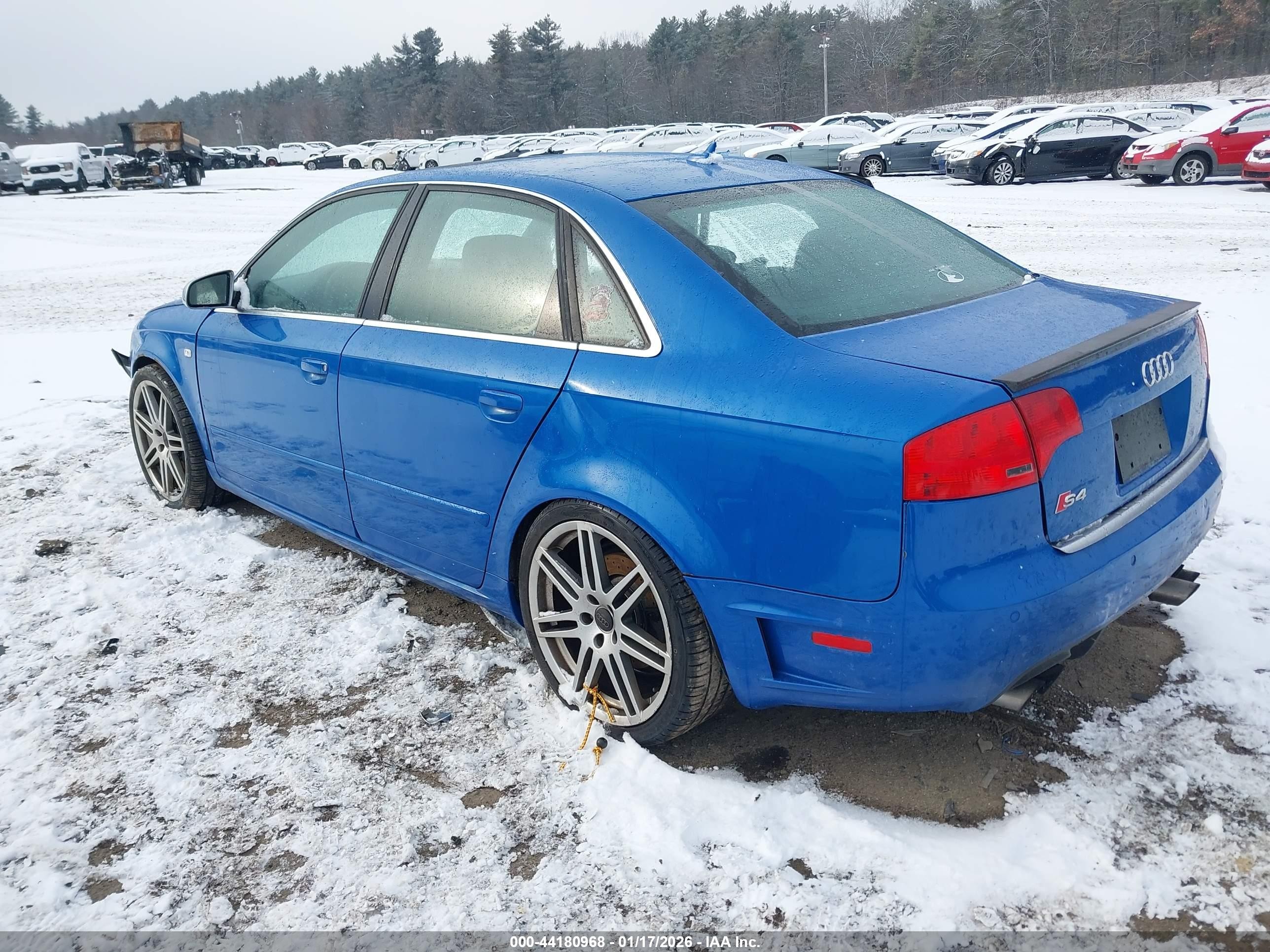 2007 Audi S4 4.2 Blue vin: WAUGL78E37A082242