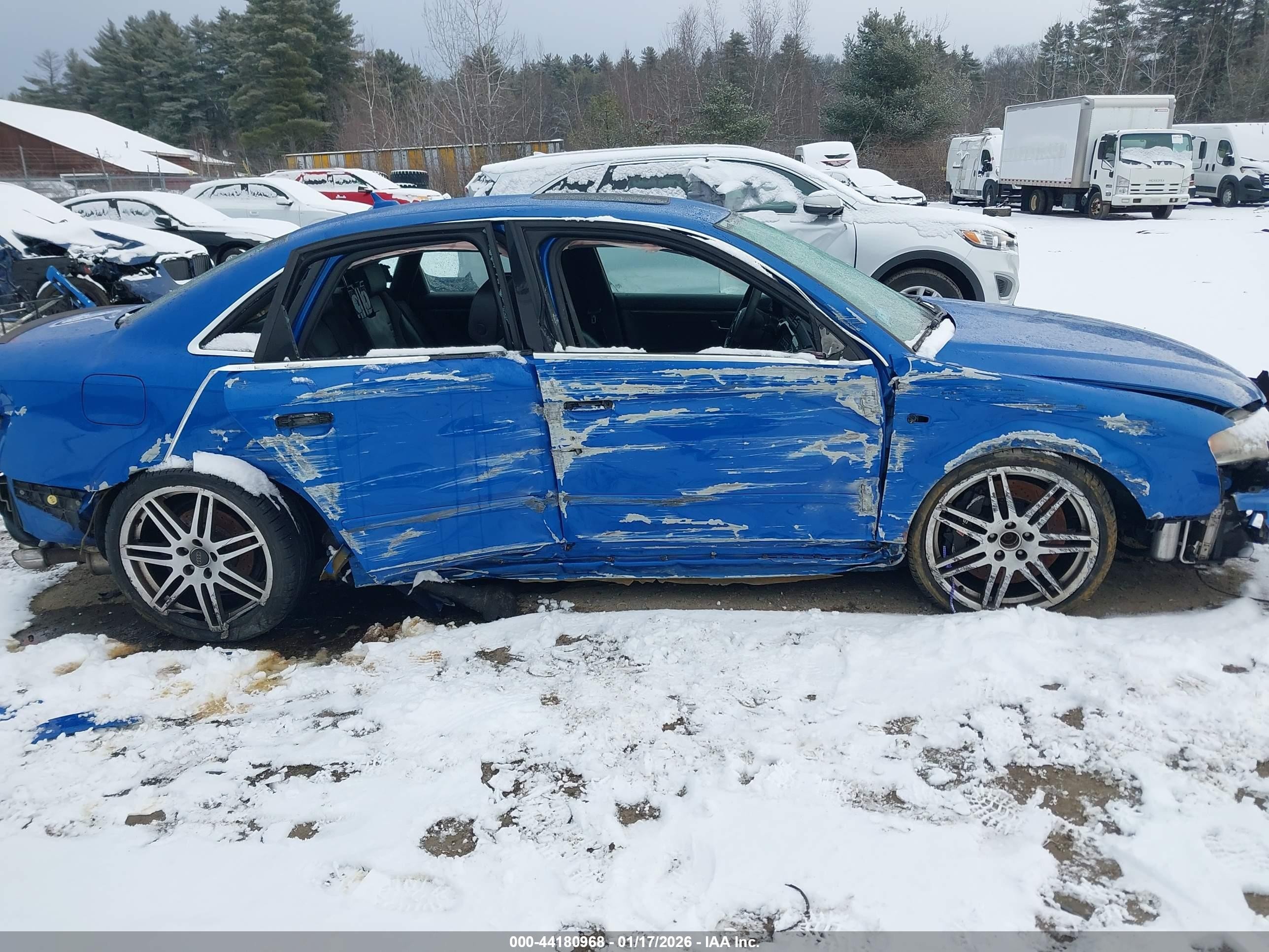 2007 Audi S4 4.2 Blue vin: WAUGL78E37A082242