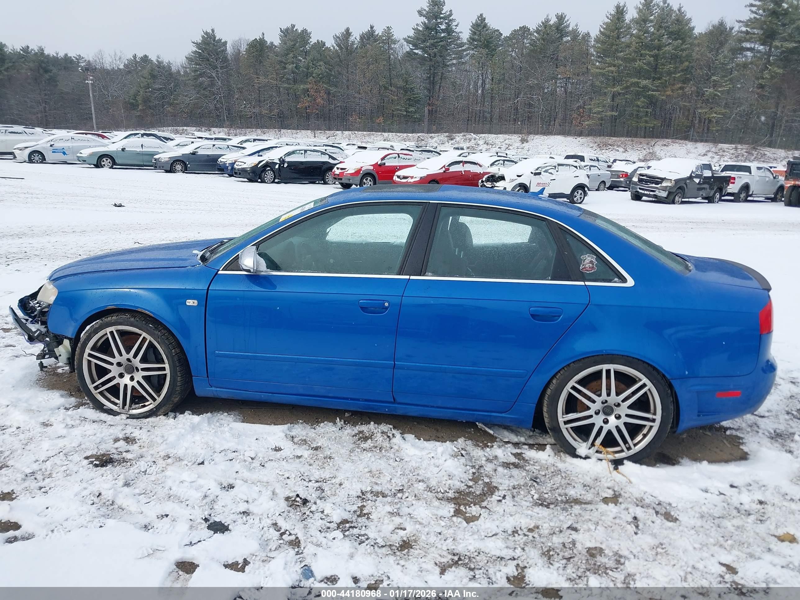 2007 Audi S4 4.2 Blue vin: WAUGL78E37A082242