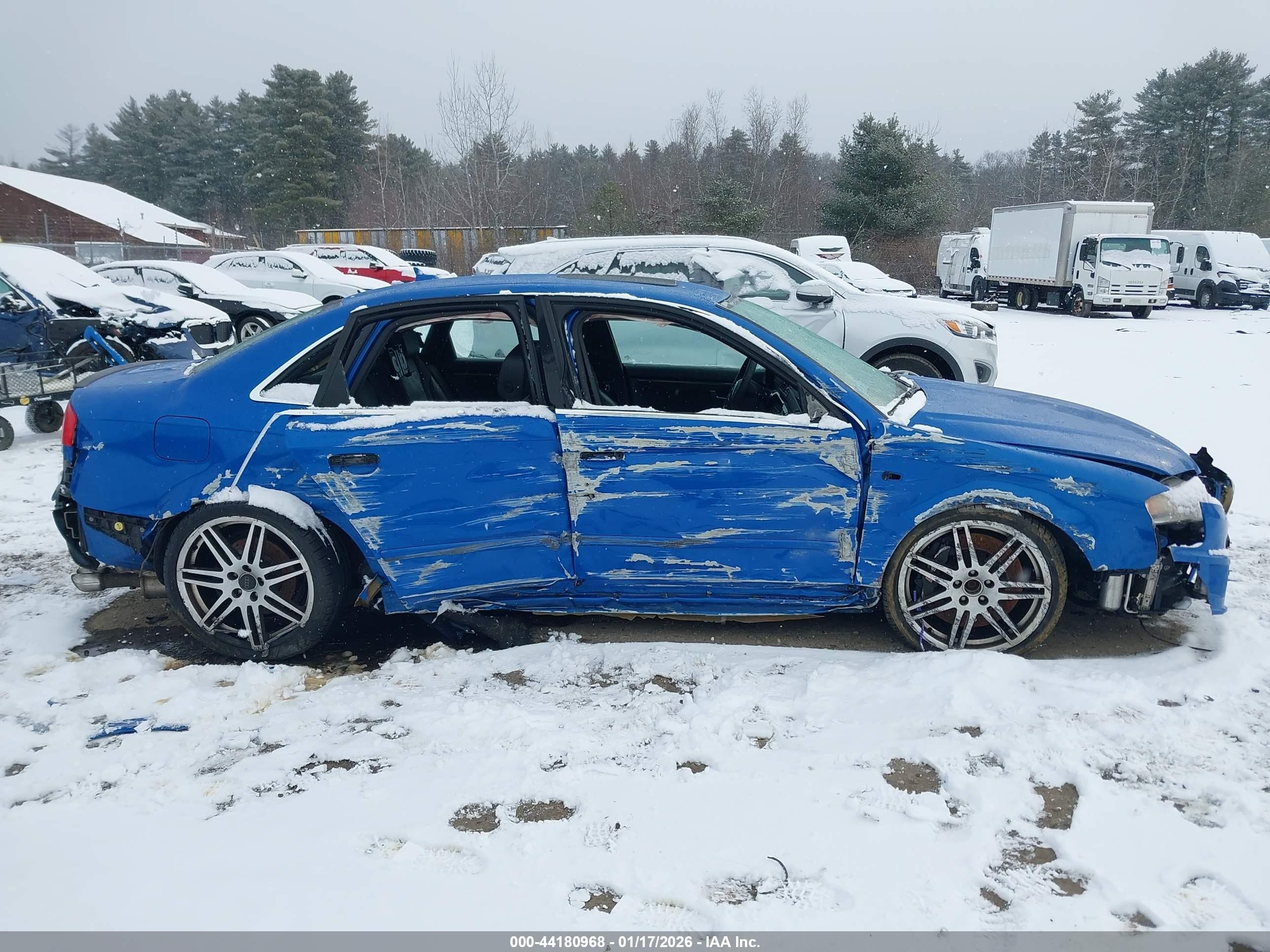 2007 Audi S4 4.2 Blue vin: WAUGL78E37A082242