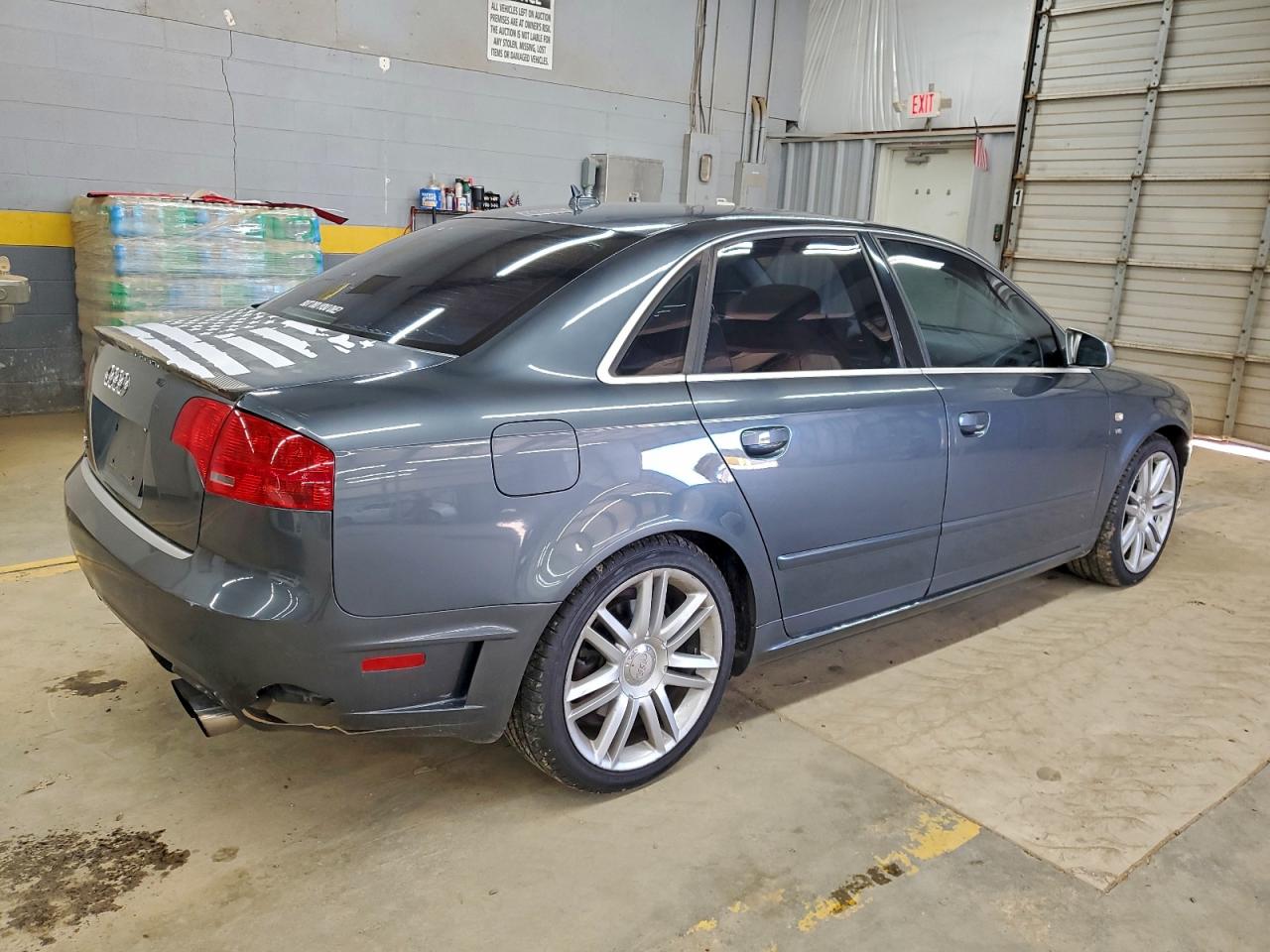 2007 Audi New S4 Quattro Серый vin: WAUGL78E37A131651