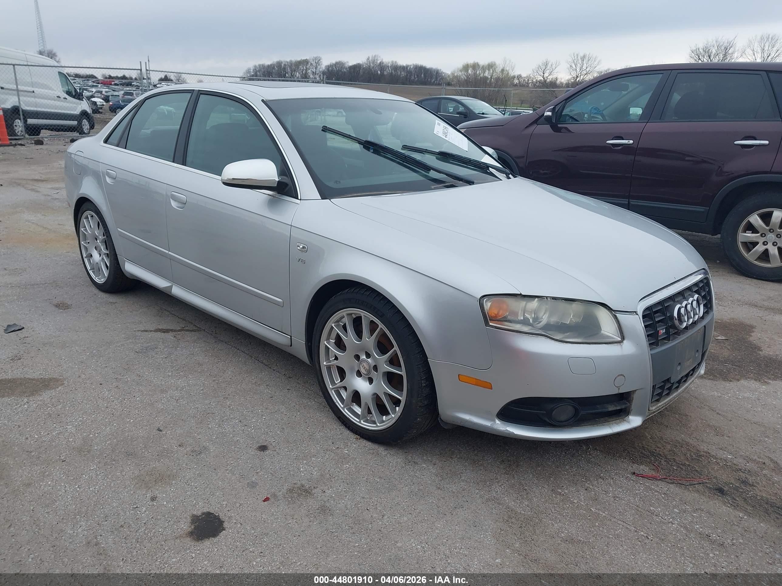 2006 Audi S4 4.2 Silver vin: WAUGL78E46A007273