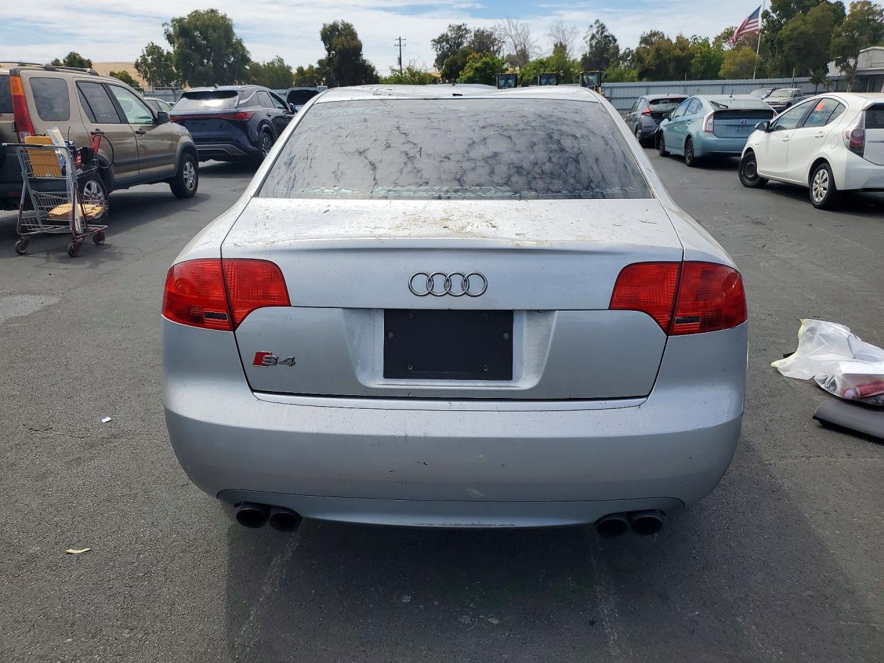 2007 Audi New S4 Quattro Silver vin: WAUGL78E47A016573