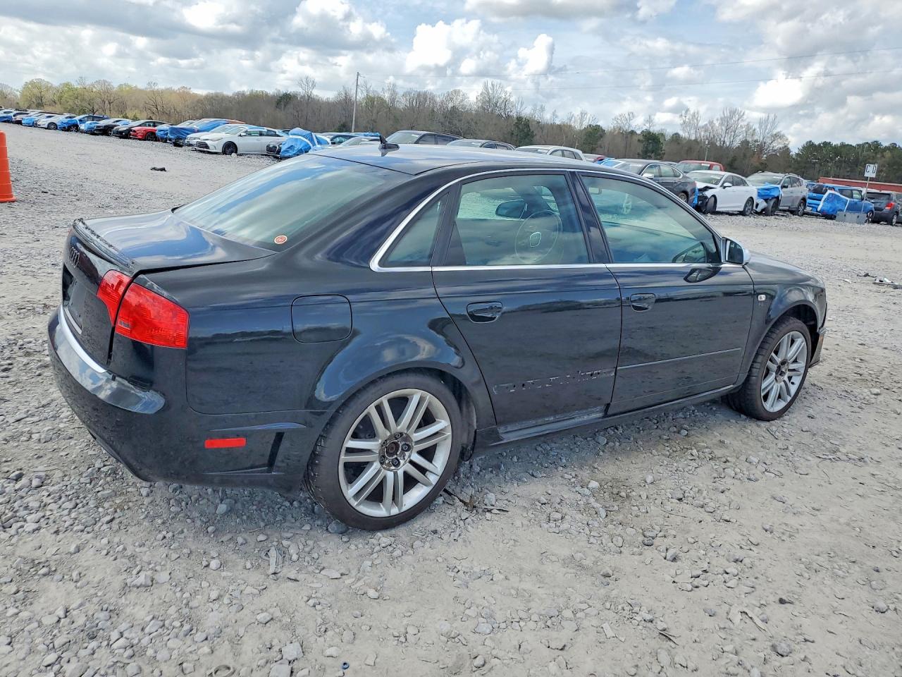 2007 Audi New S4 Quattro Black vin: WAUGL78E47A036869