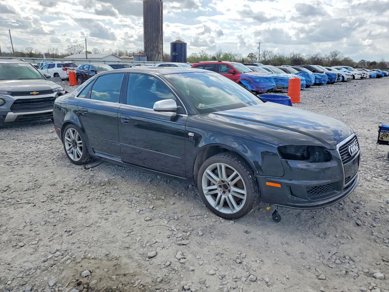 2007 Audi New S4 Quattro Black vin: WAUGL78E47A036869