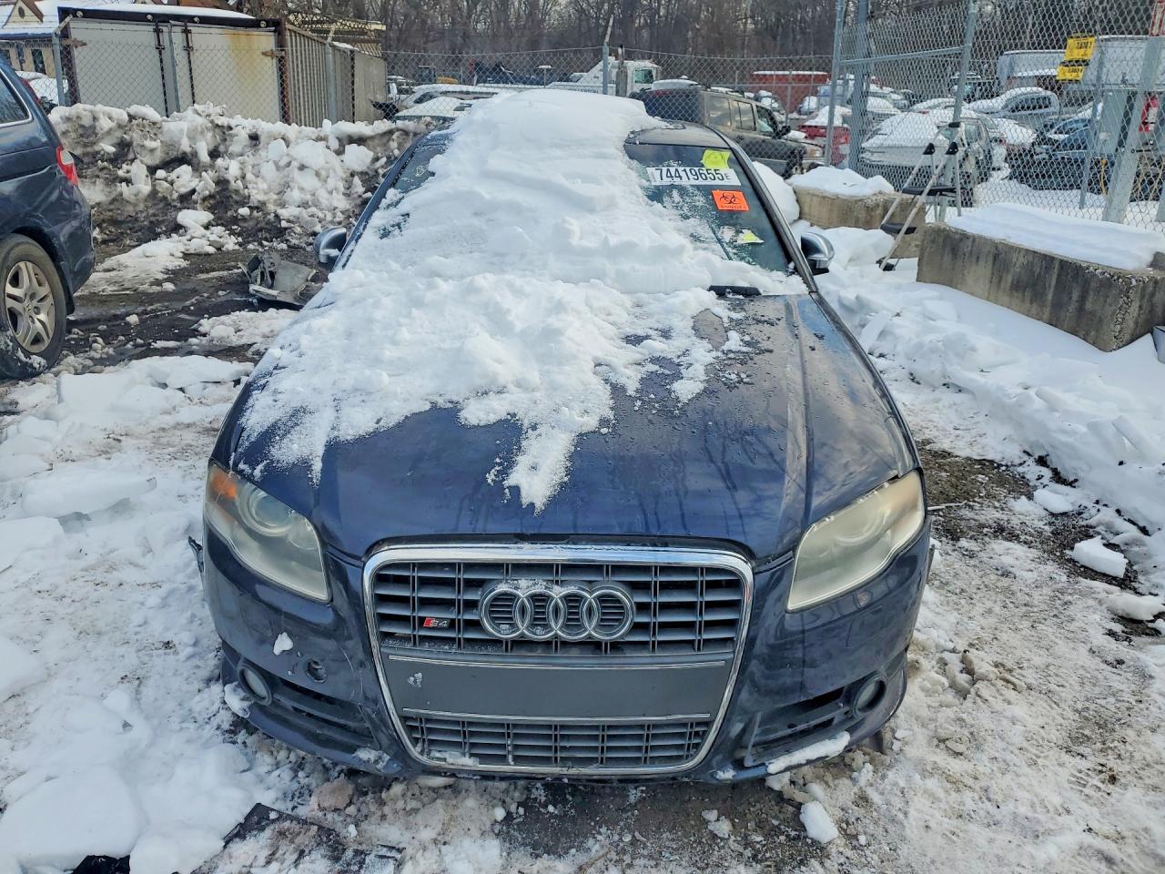 2007 Audi New S4 Quattro Blue vin: WAUGL78E47A252964