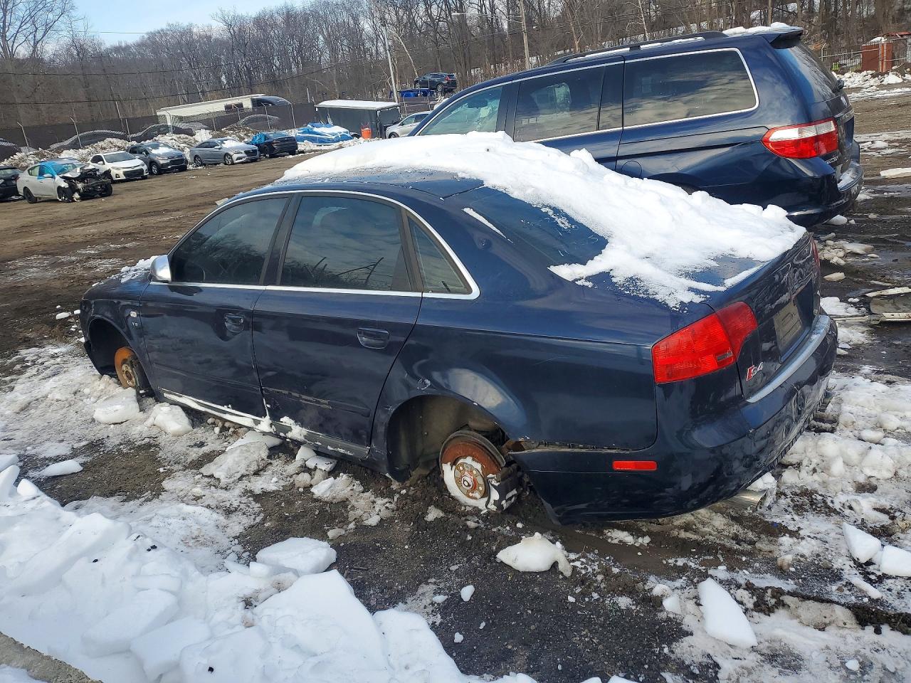 2007 Audi New S4 Quattro Blue vin: WAUGL78E47A252964