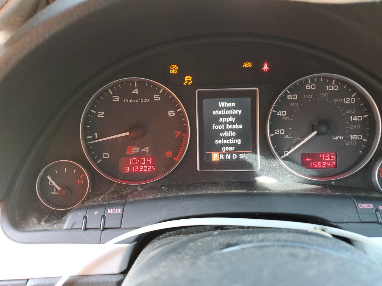 2006 Audi S4 Quattro Silver vin: WAUGL78E56A124232