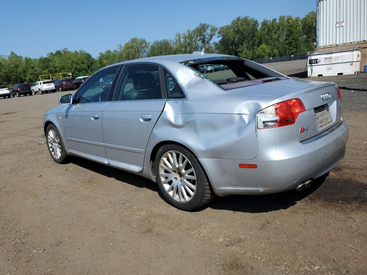 2006 Audi S4 Quattro Silver vin: WAUGL78E56A124232
