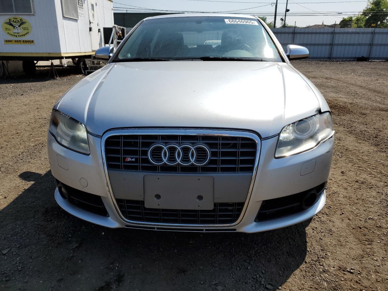 2006 Audi S4 Quattro Silver vin: WAUGL78E56A124232