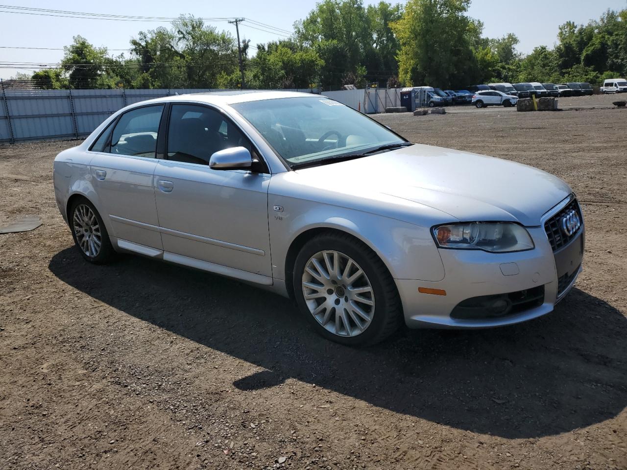 2006 Audi S4 Quattro Silver vin: WAUGL78E56A124232