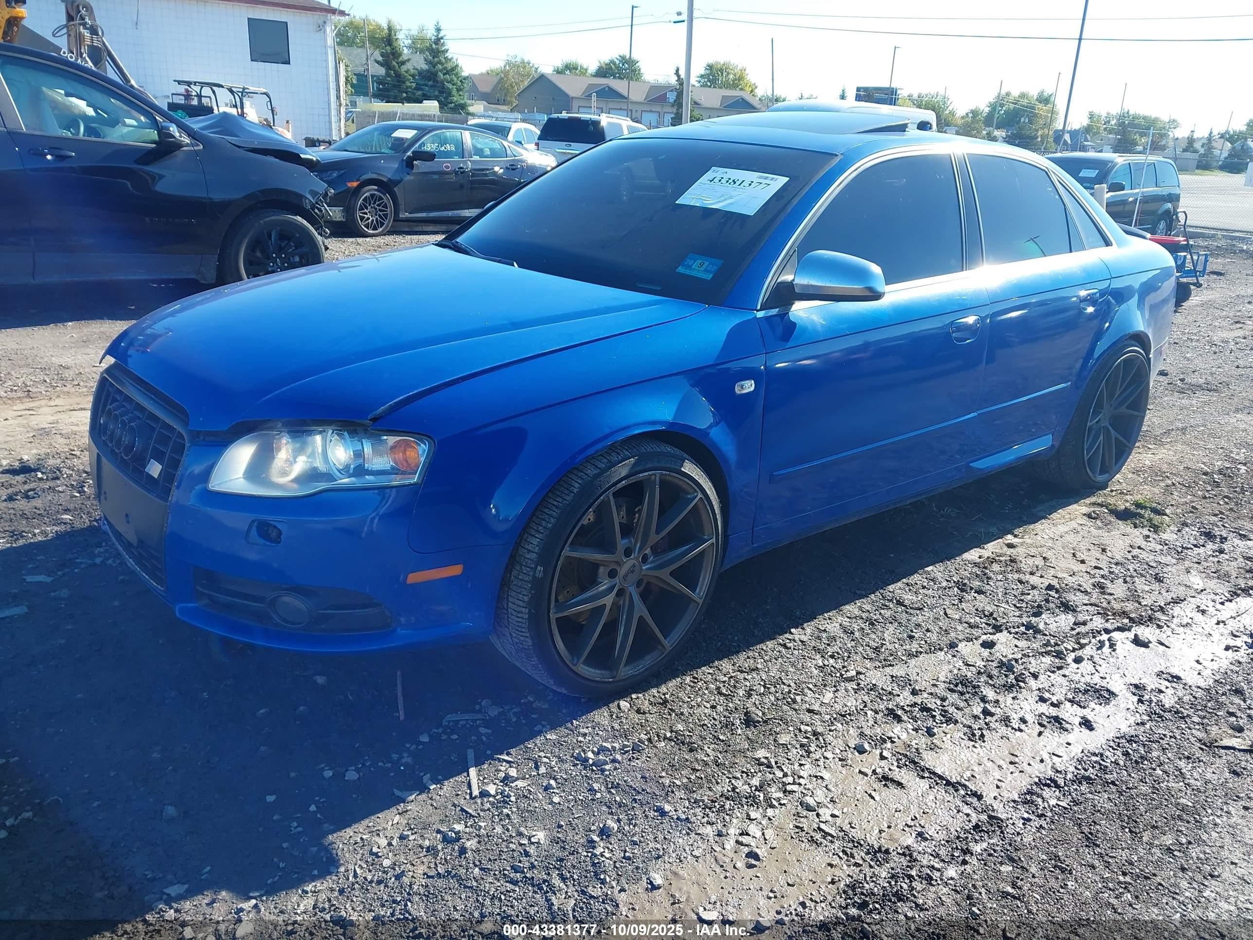 2006 Audi S4 4.2 Синий vin: WAUGL78E56A178954