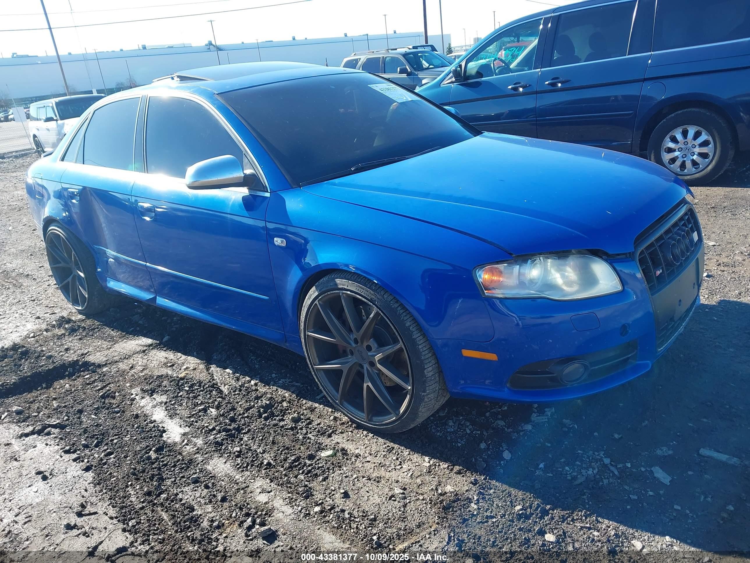2006 Audi S4 4.2 Blue vin: WAUGL78E56A178954
