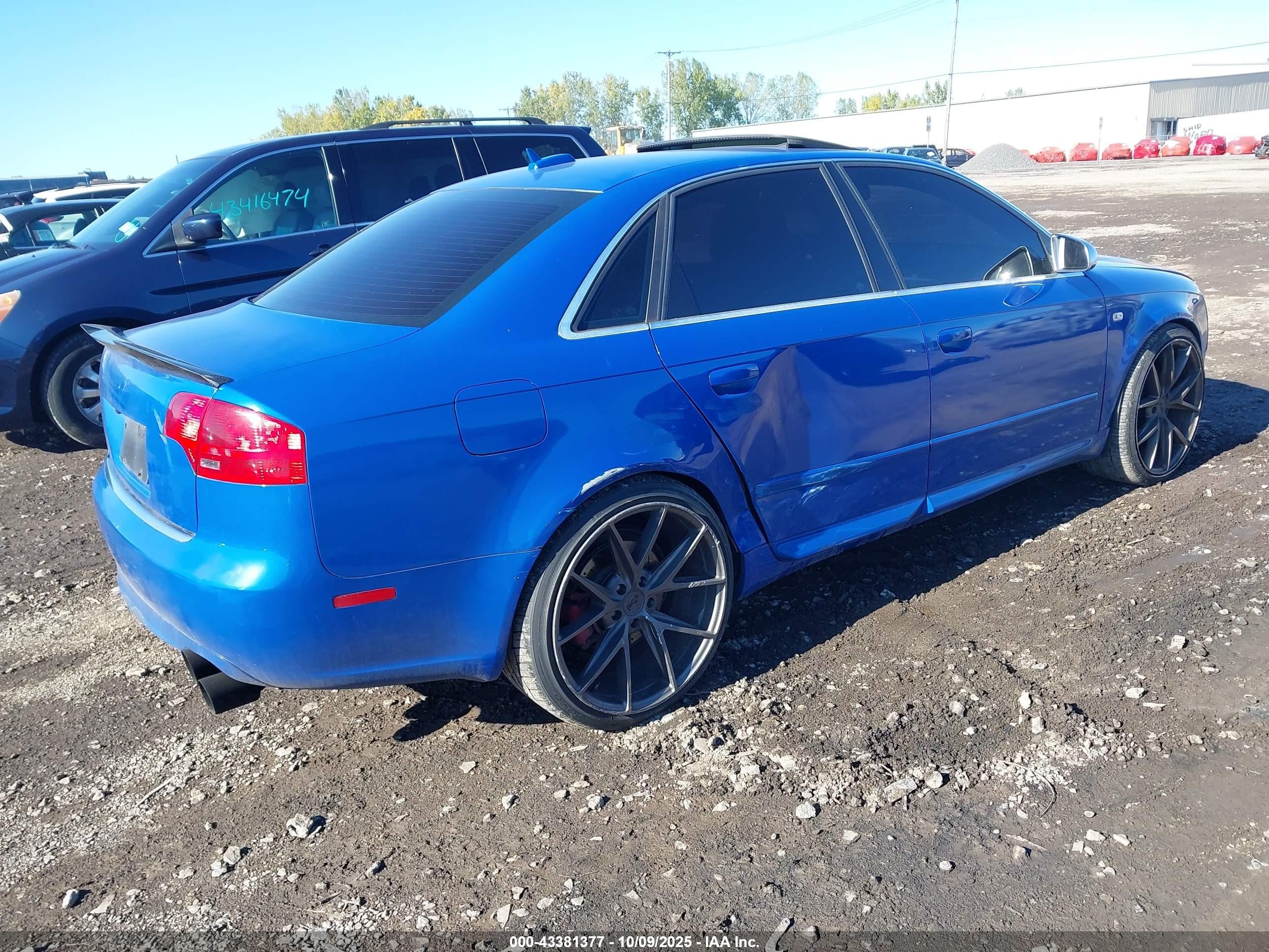 2006 Audi S4 4.2 Синий vin: WAUGL78E56A178954