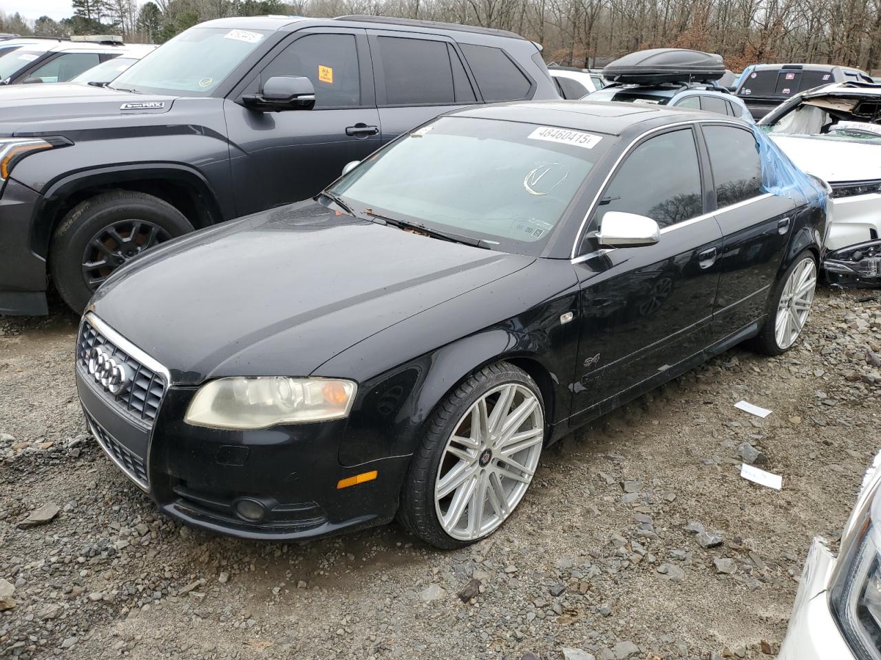 2005 Audi New S4 Quattro Black vin: WAUGL78E65A555368