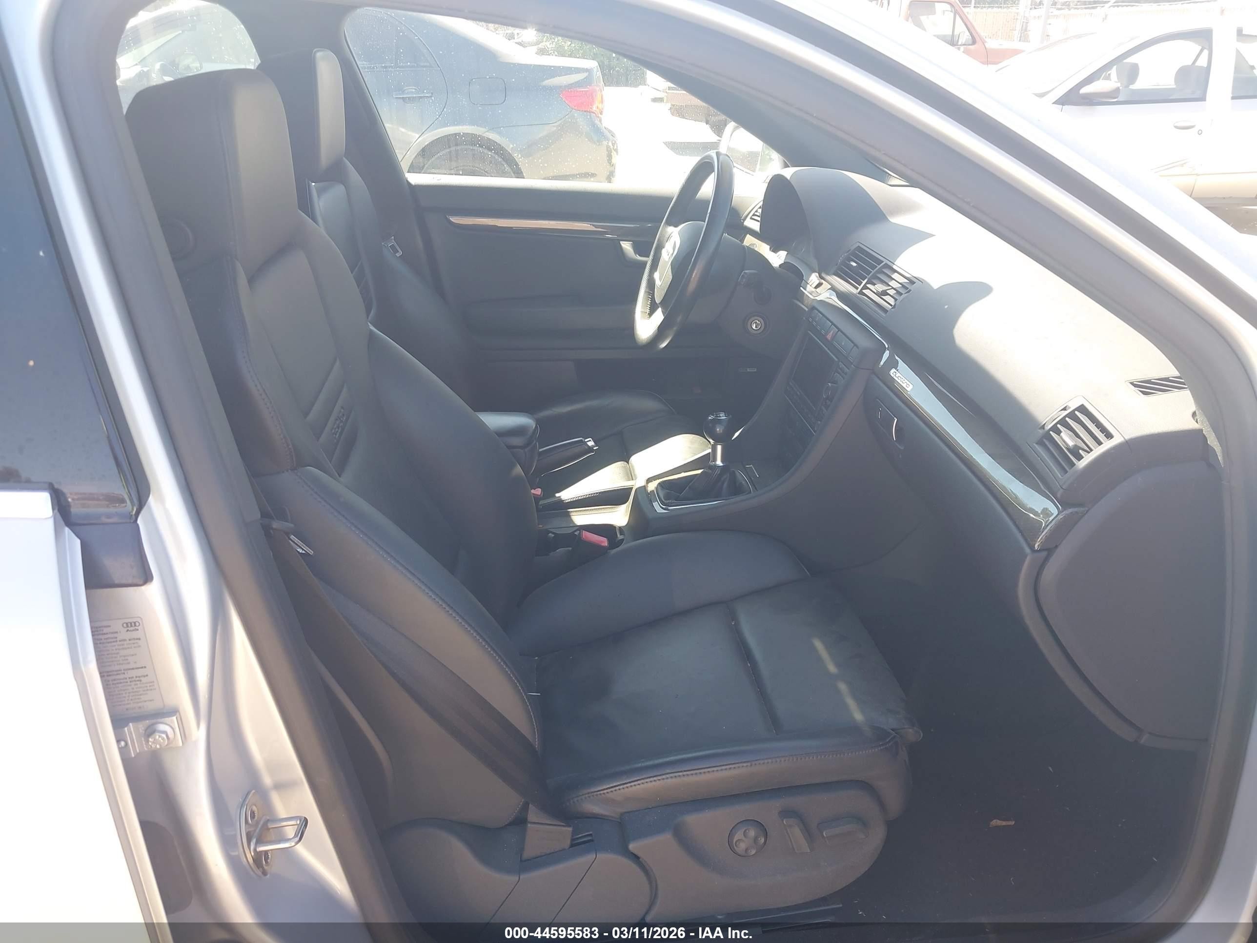 2006 Audi S4 4.2 Silver vin: WAUGL78E66A008117
