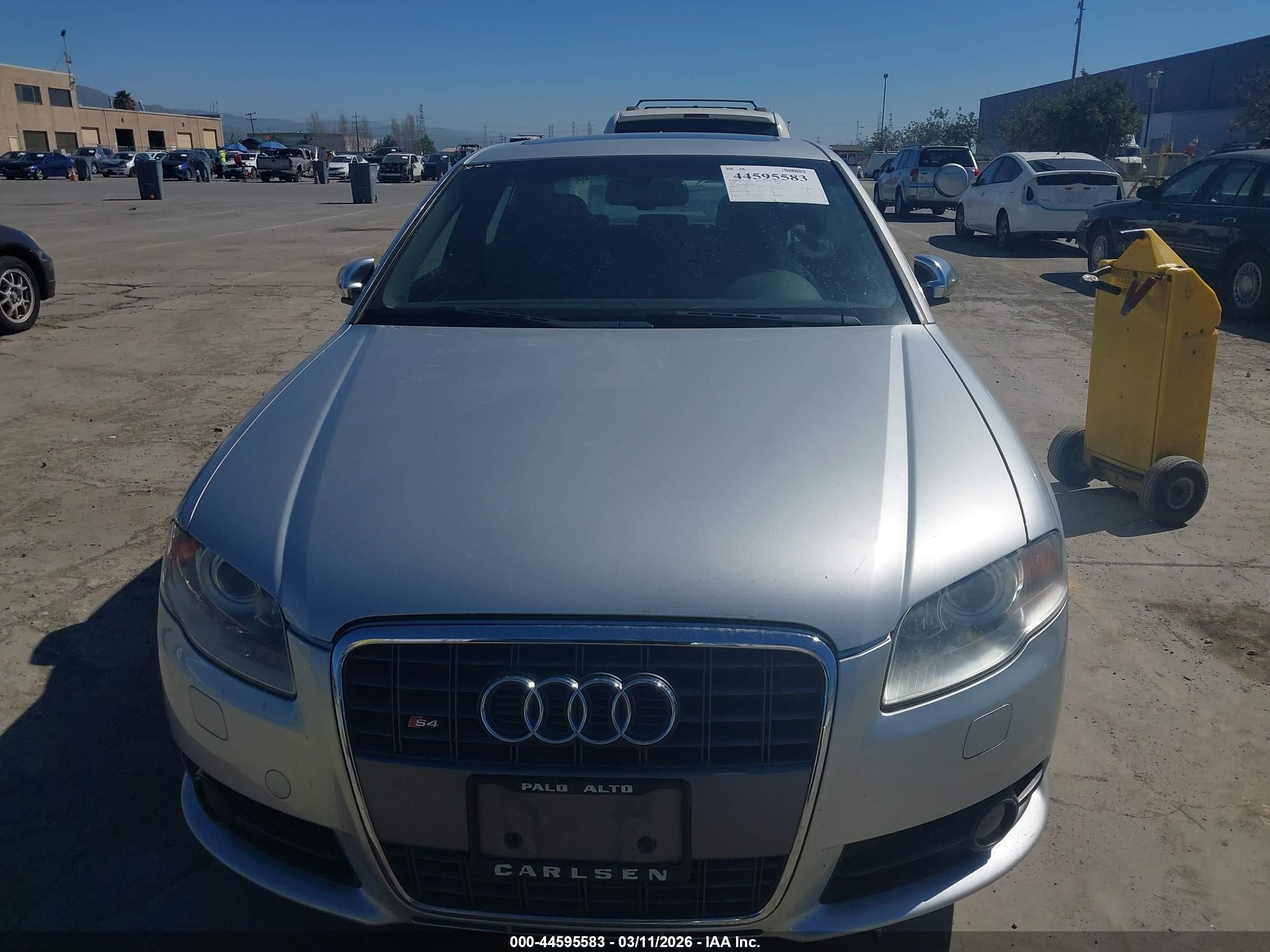 2006 Audi S4 4.2 Silver vin: WAUGL78E66A008117