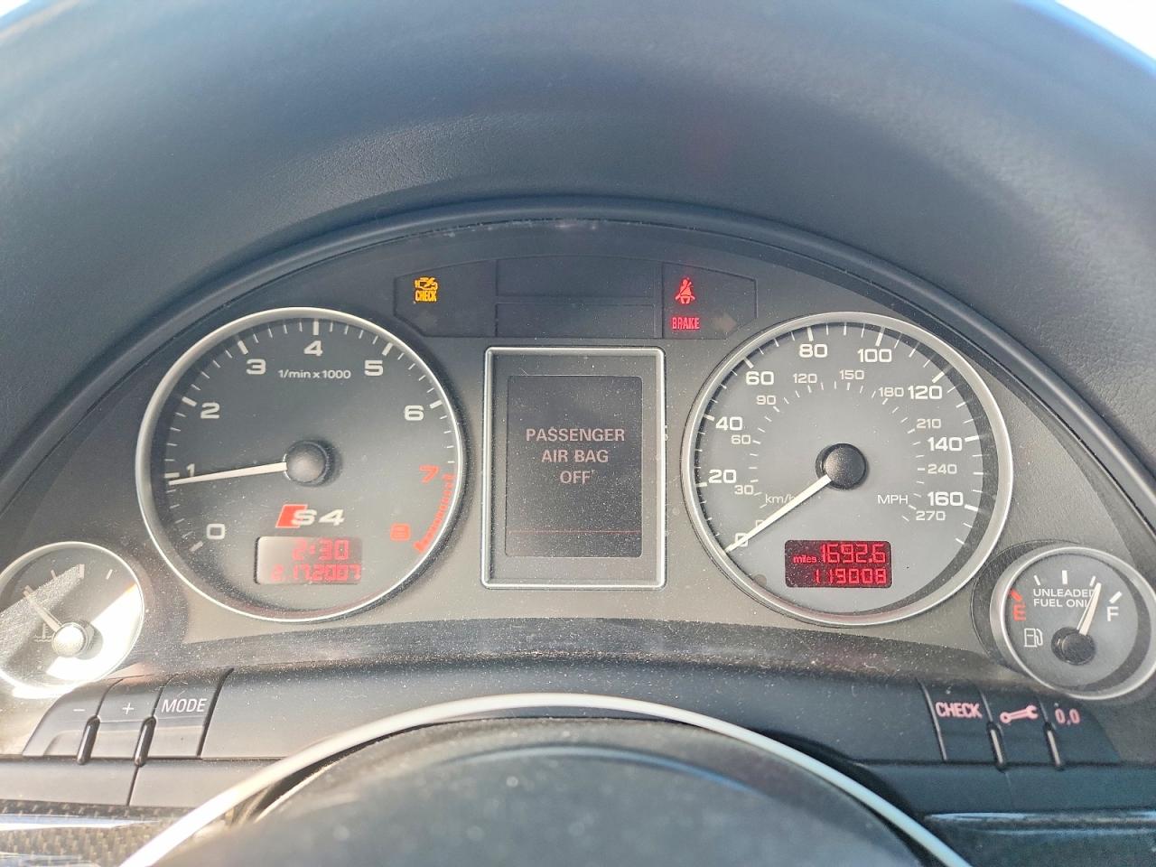 2007 Audi New S4 Quattro Серебряный vin: WAUGL78E67A208254