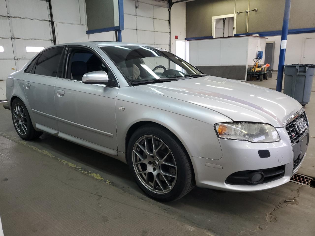 2007 Audi New S4 Quattro Silver vin: WAUGL78E67A234384