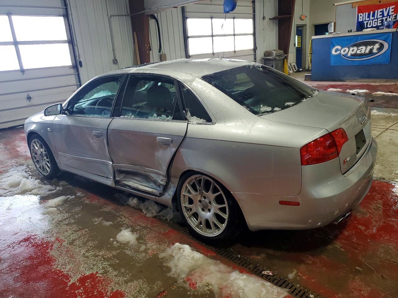 2006 Audi S4 Quattro Silver vin: WAUGL78E76A060968