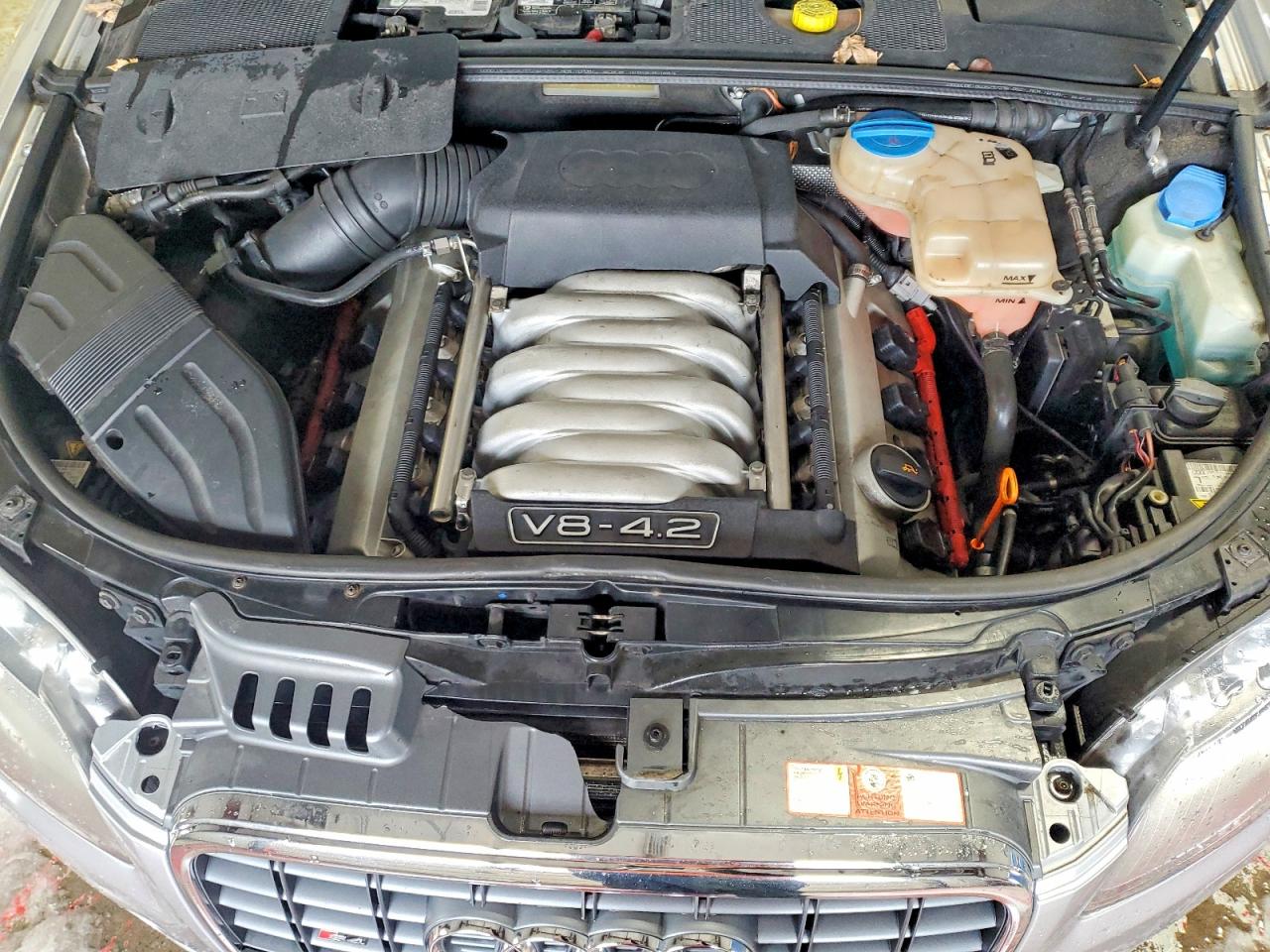 2006 Audi S4 Quattro Silver vin: WAUGL78E76A060968