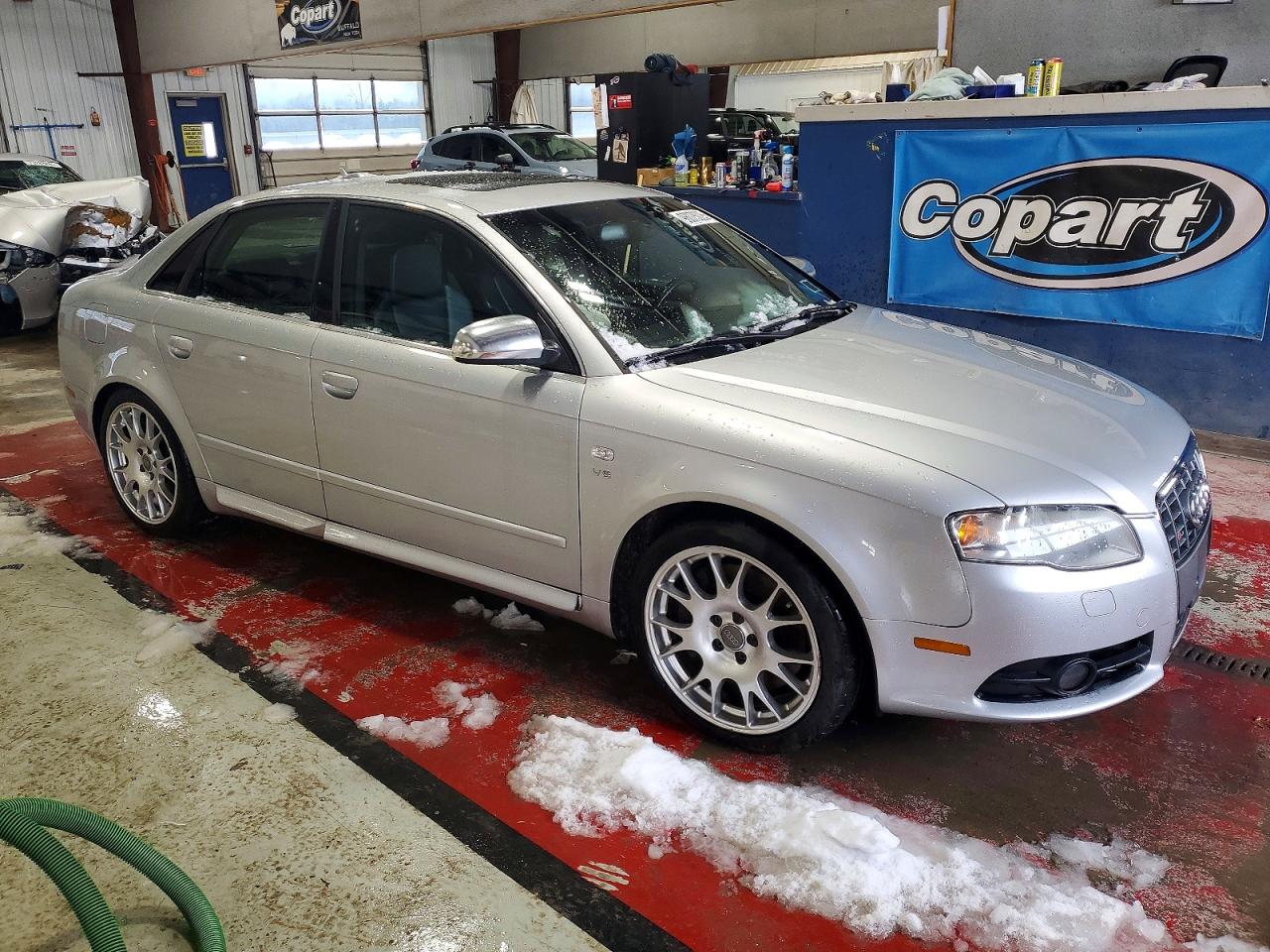 2006 Audi S4 Quattro Silver vin: WAUGL78E76A060968