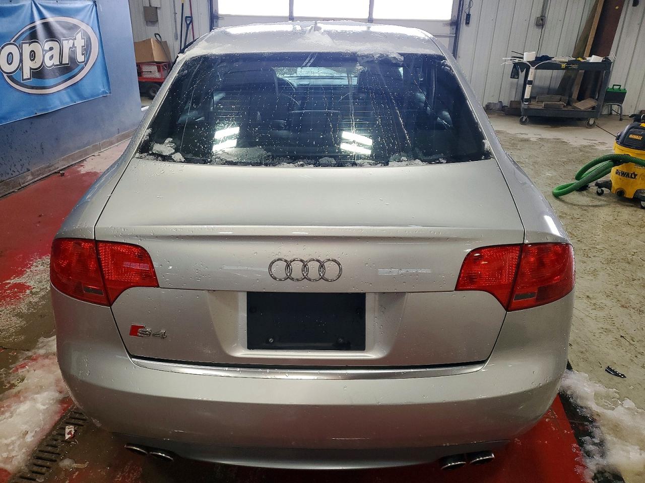 2006 Audi S4 Quattro Silver vin: WAUGL78E76A060968