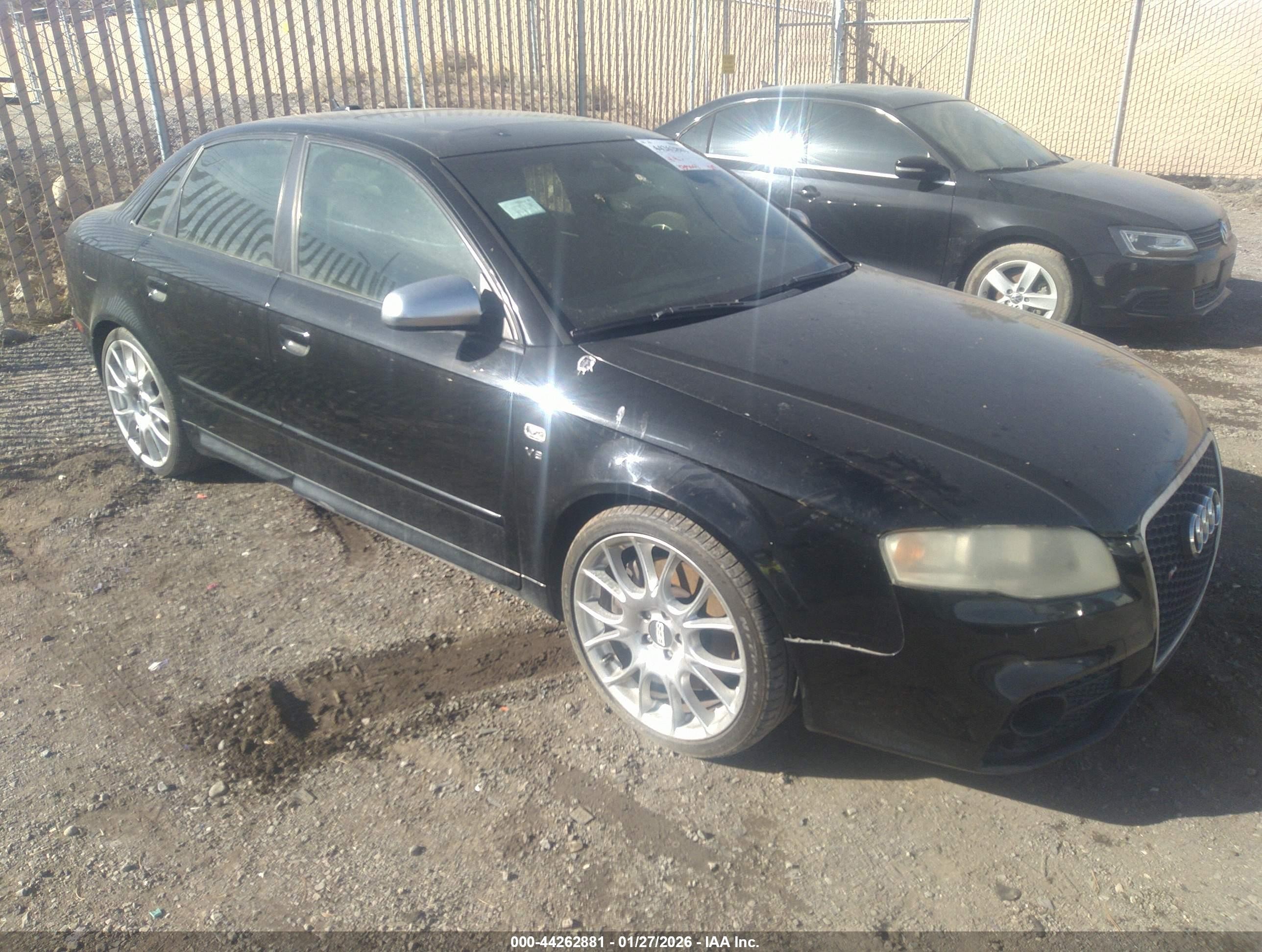 2006 Audi S4 4.2 Black vin: WAUGL78E86A273363