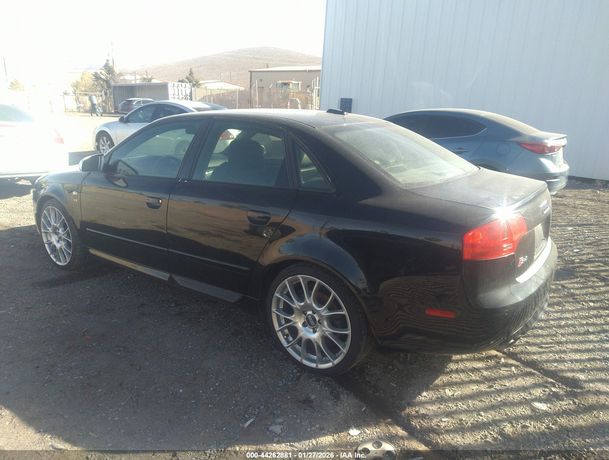 2006 Audi S4 4.2 Black vin: WAUGL78E86A273363