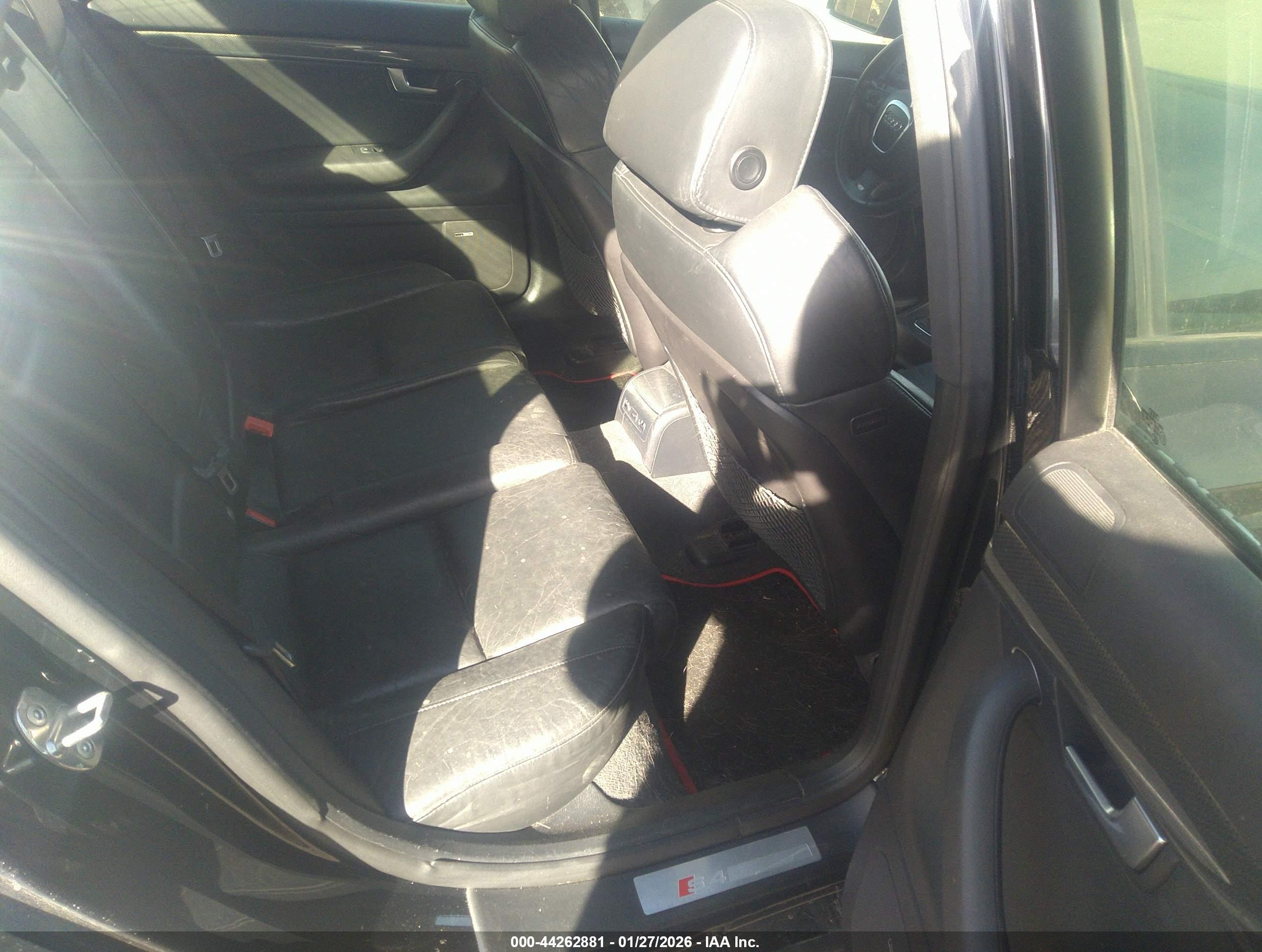 2006 Audi S4 4.2 Black vin: WAUGL78E86A273363