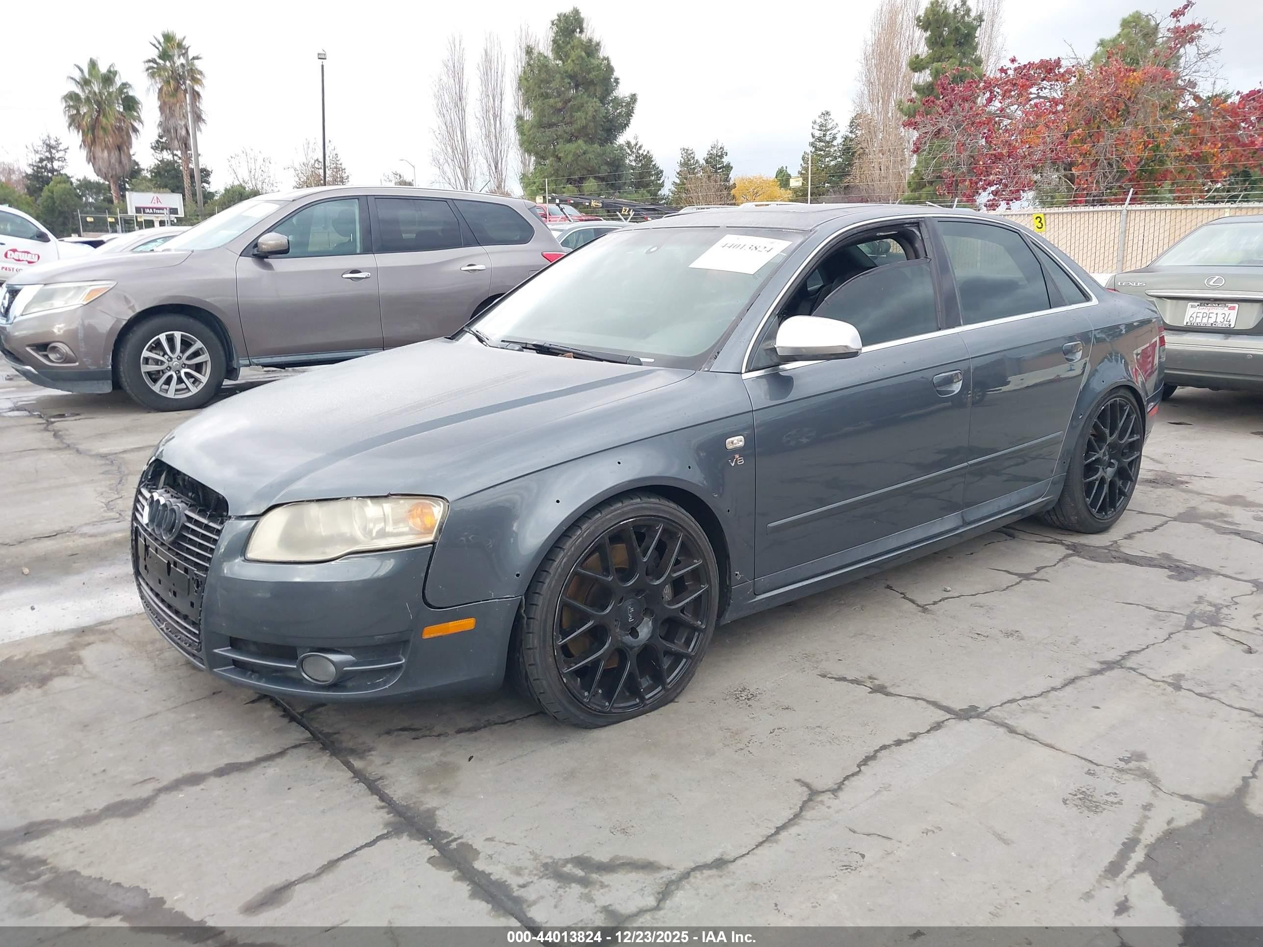 2007 Audi S4 4.2 Gray vin: WAUGL78E87A216503
