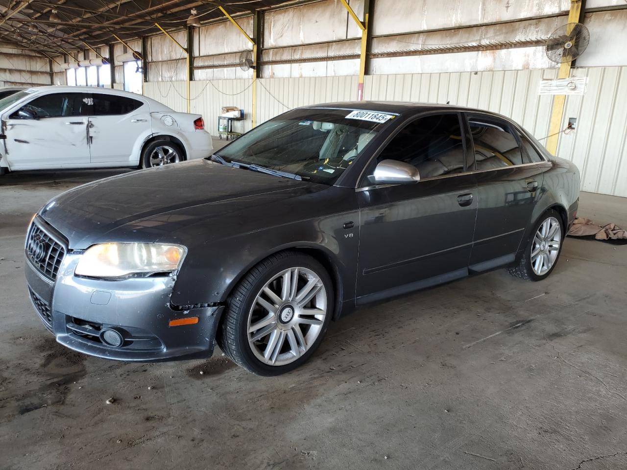 2007 Audi New S4 Quattro Серый vin: WAUGL78E97A044112