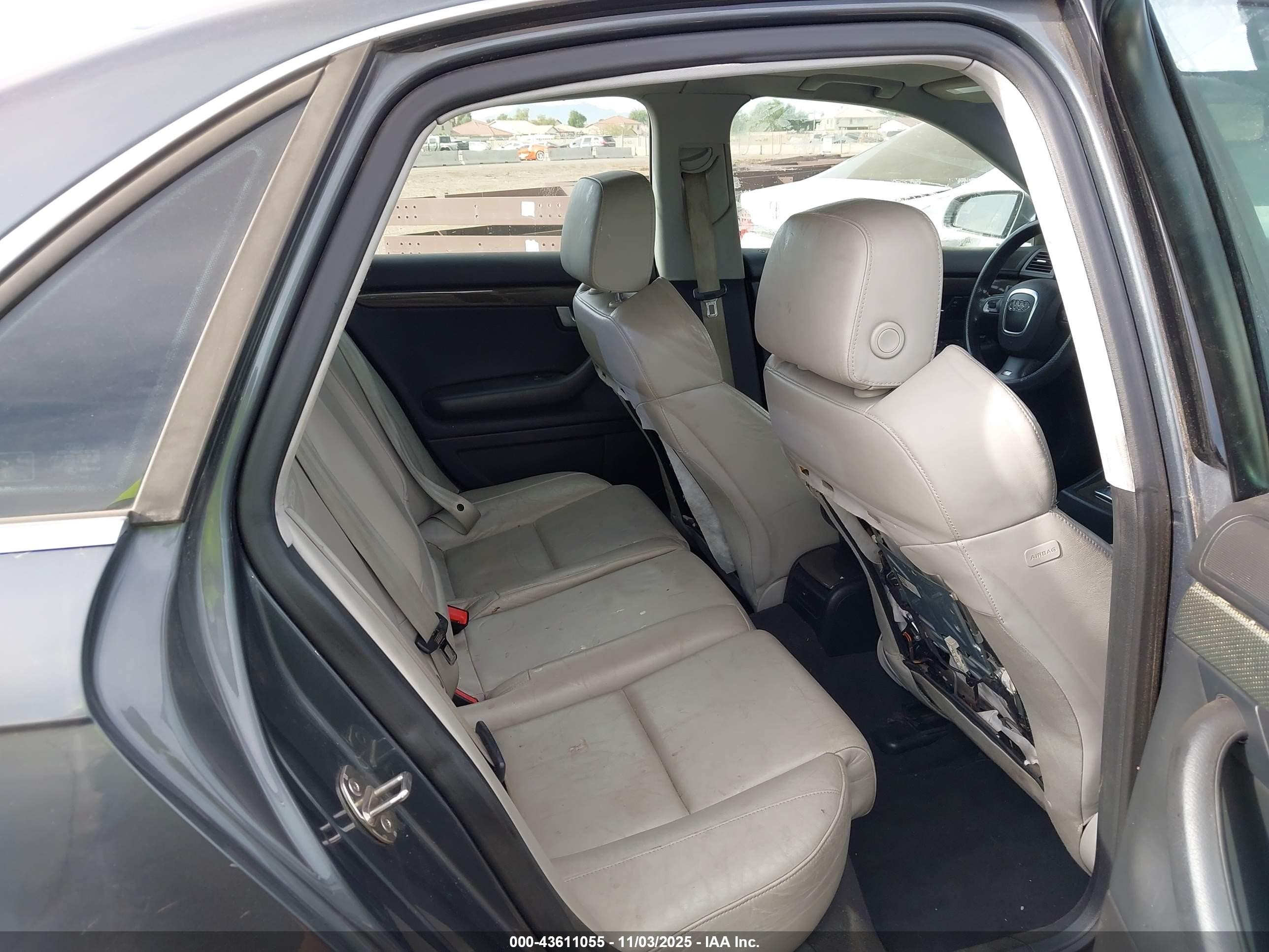 2007 Audi S4 4.2 Gray vin: WAUGL78E97A044112
